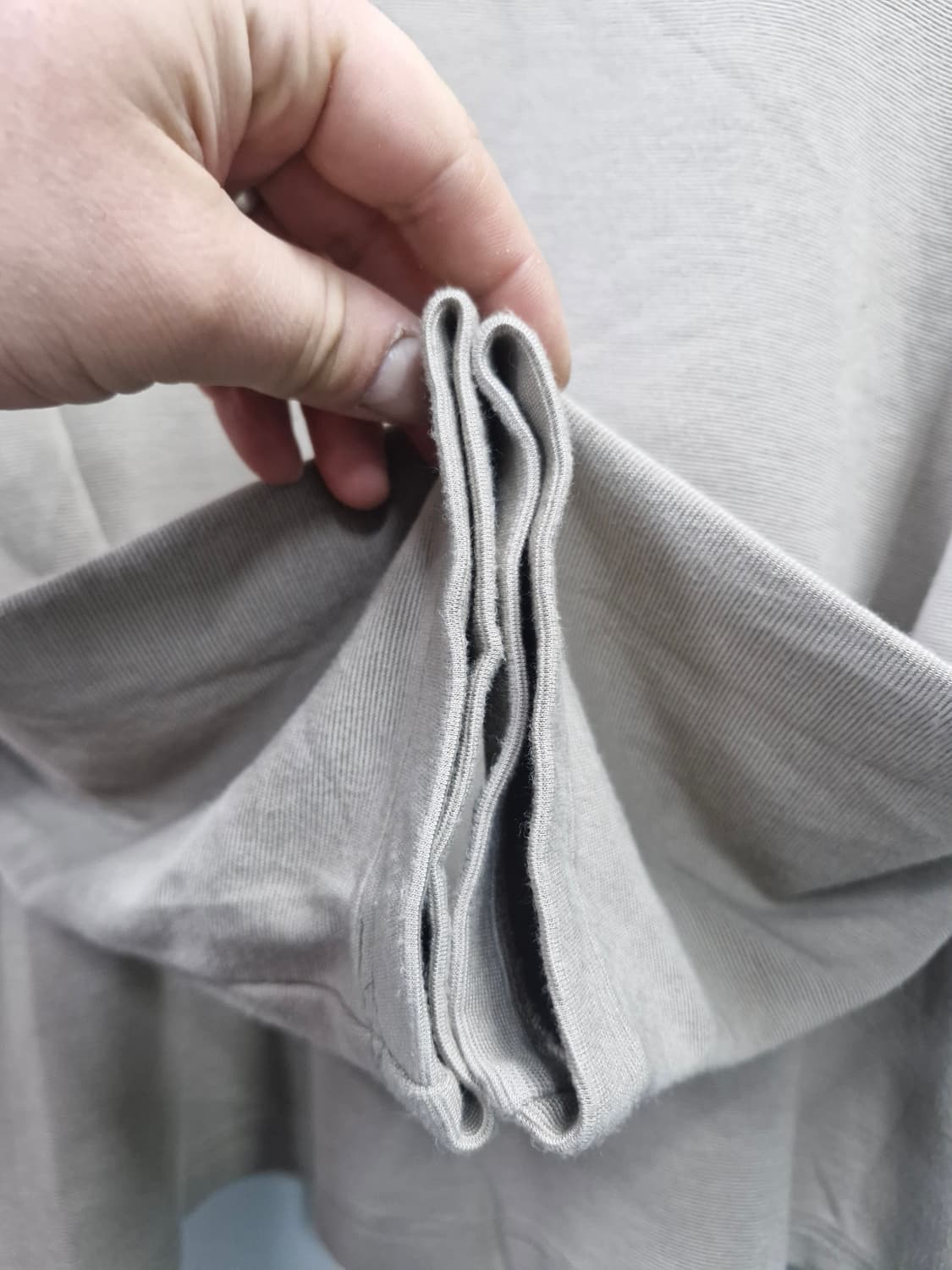 105XL 타임 남녀공용 베이지 레이온 니트. 상품이미지4