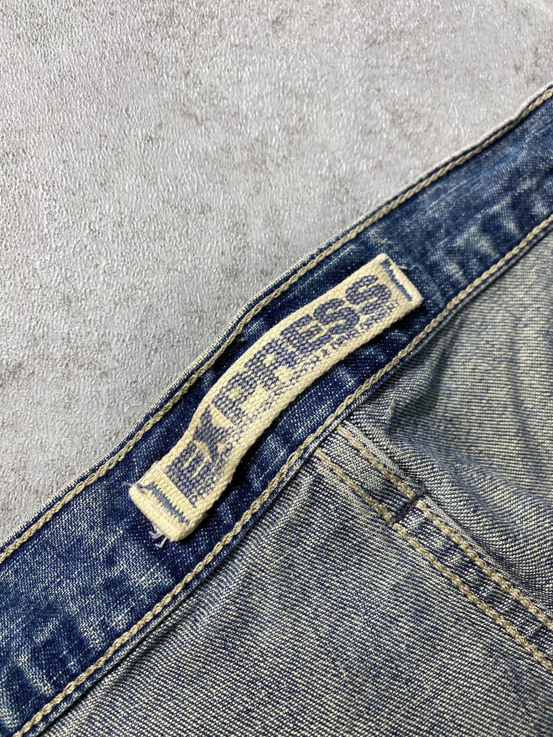 [34] 00s EXPRESS 익스프레스 덩가리핏 와이드 데님팬츠 상품이미지7