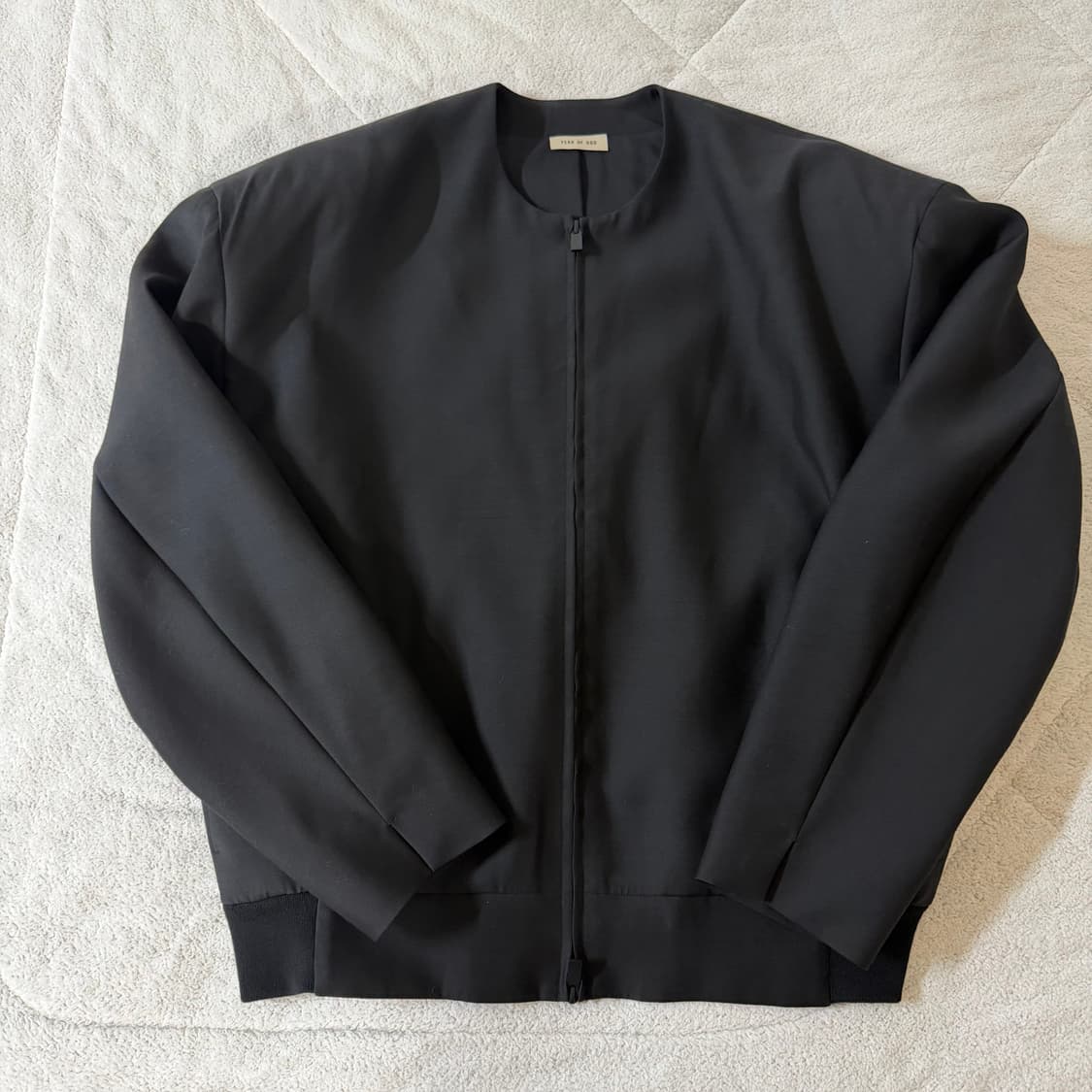 [L] 피어오브갓 8th 울 실크 카라리스 봄버 자켓 상품이미지1