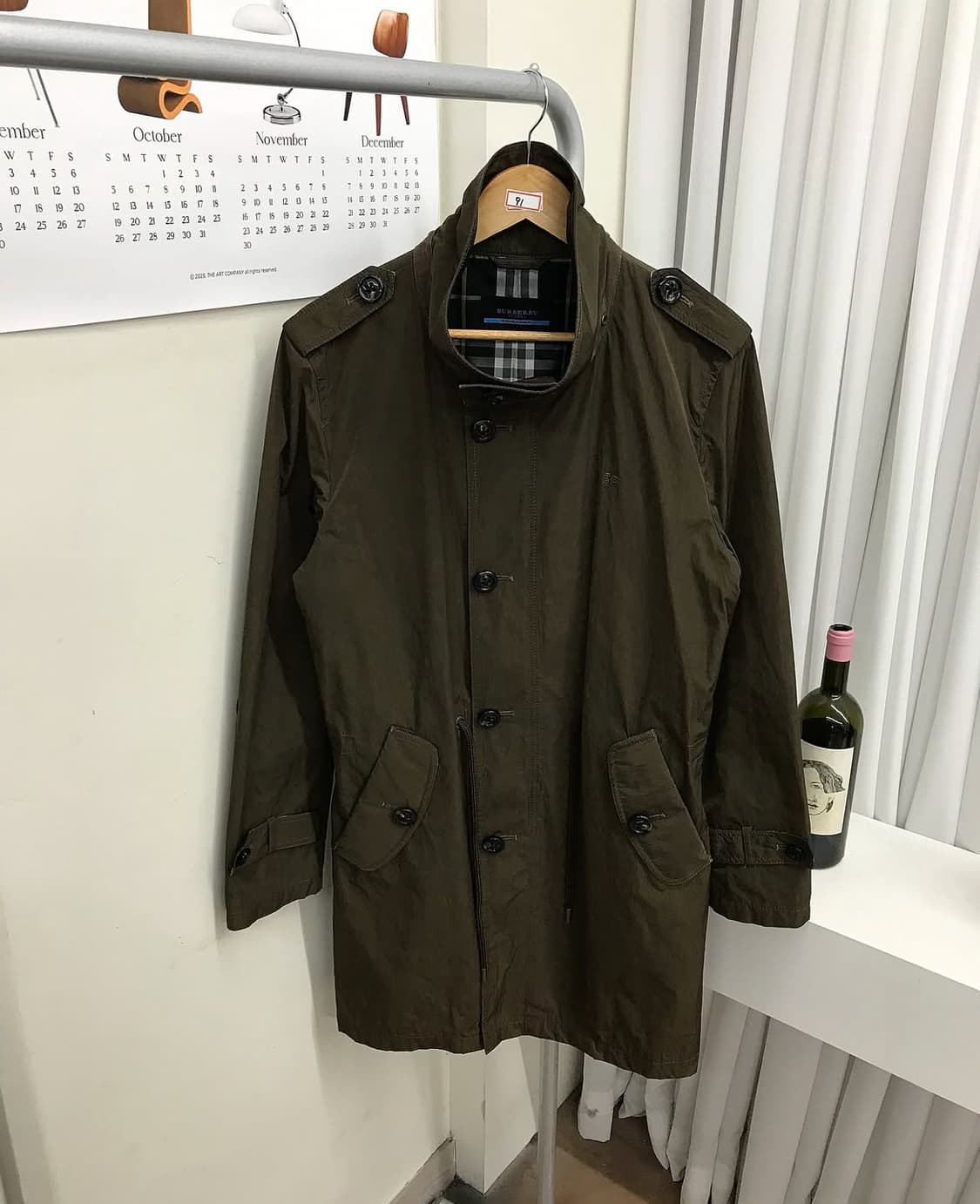 버버리 로고 야상 자켓 상품이미지3