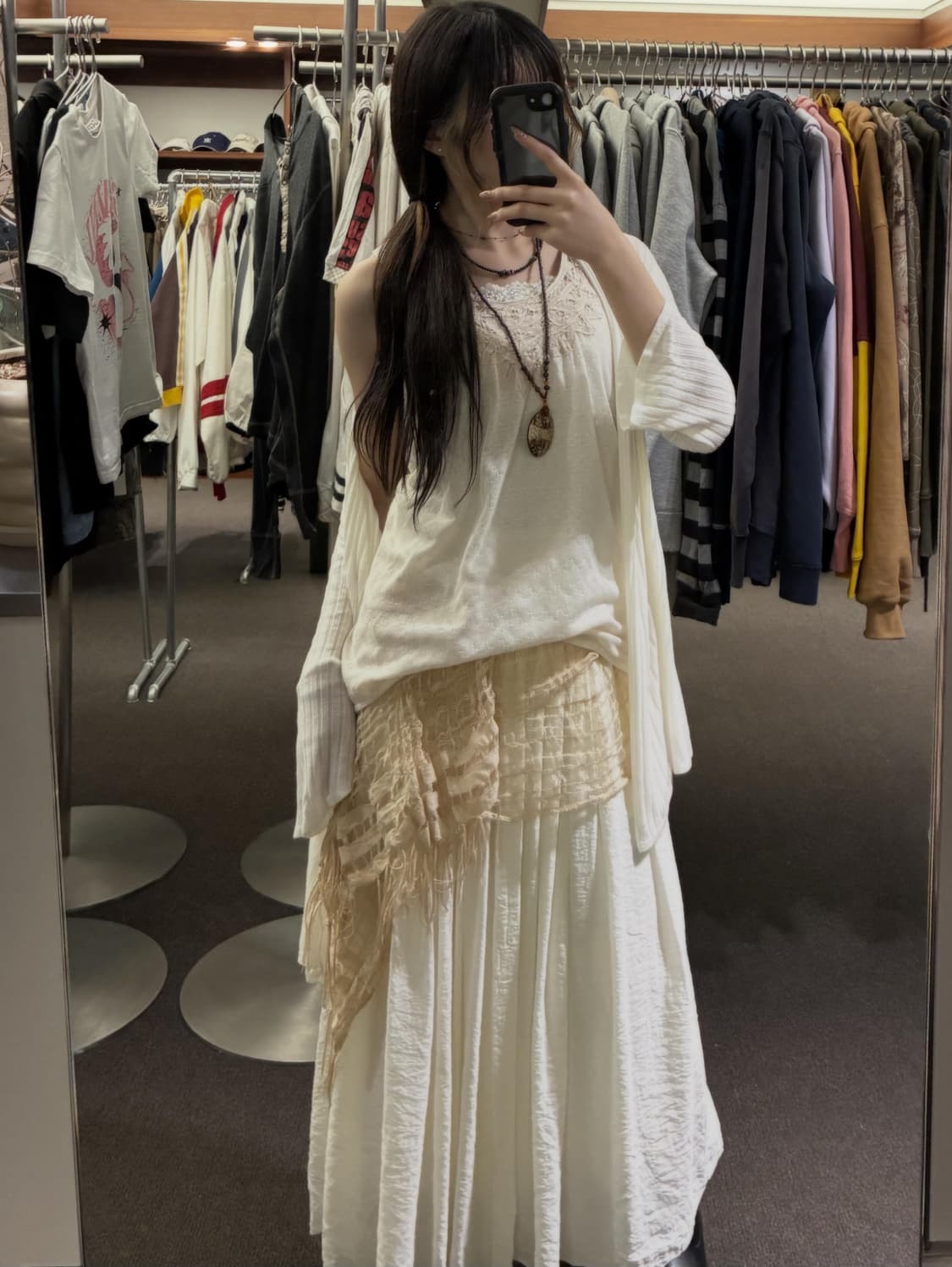 Cozy Layered Whimsigoth 🎞️🤍 상품이미지1