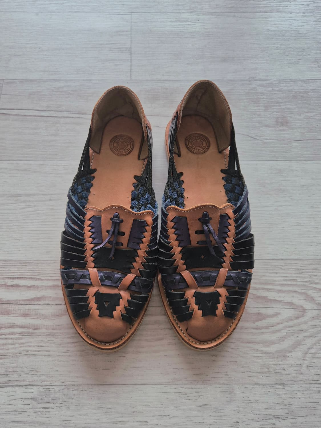 멕시코 후아라체 가죽 신발 상품이미지6