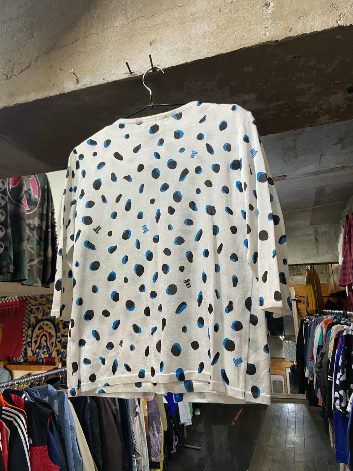 90s LANVIN 랑방 플라워 패턴 포인트 셋업 상품이미지7