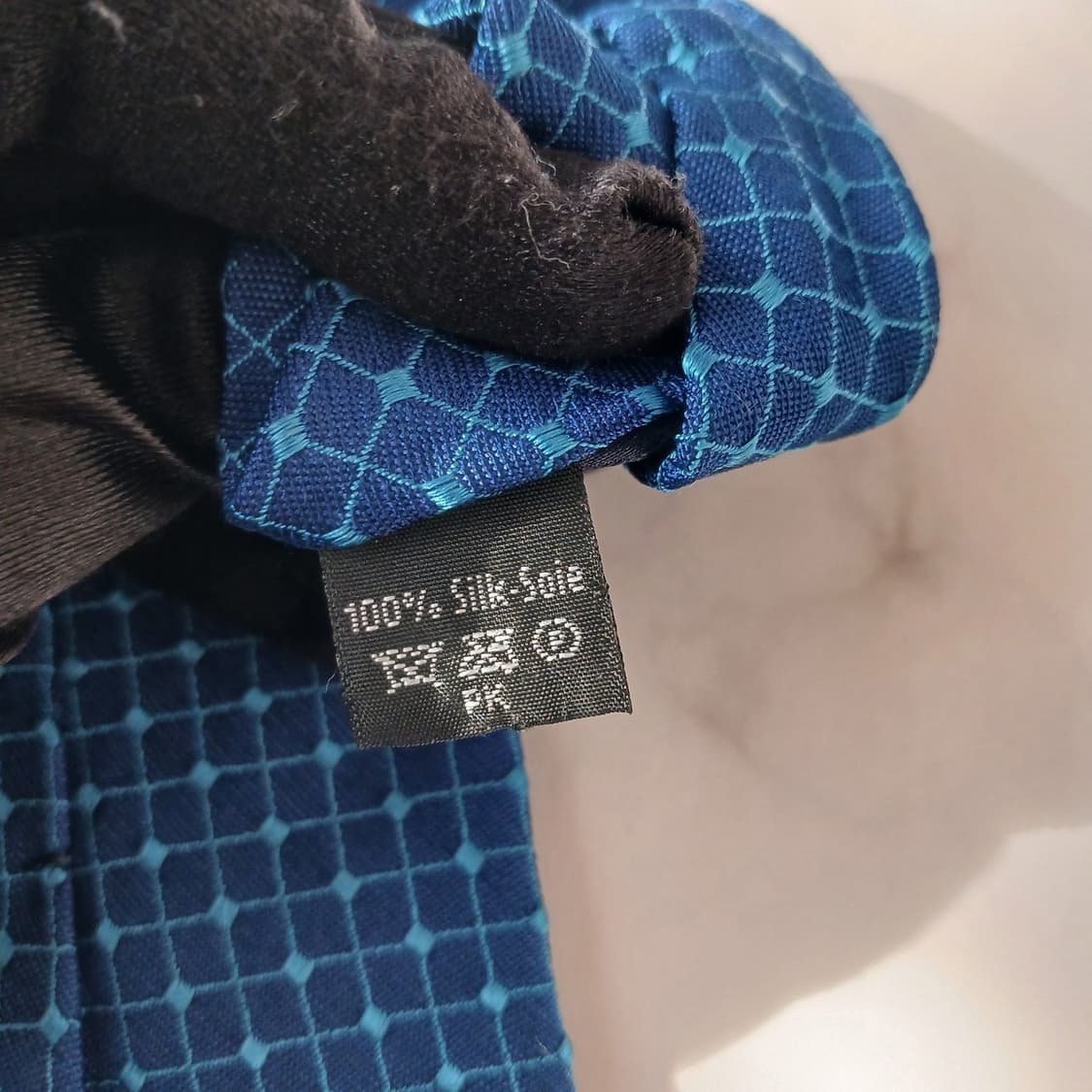 던힐 실크 블루 자카드 패턴 넥타이 9.5cm A+등급 A18845
 상품이미지8