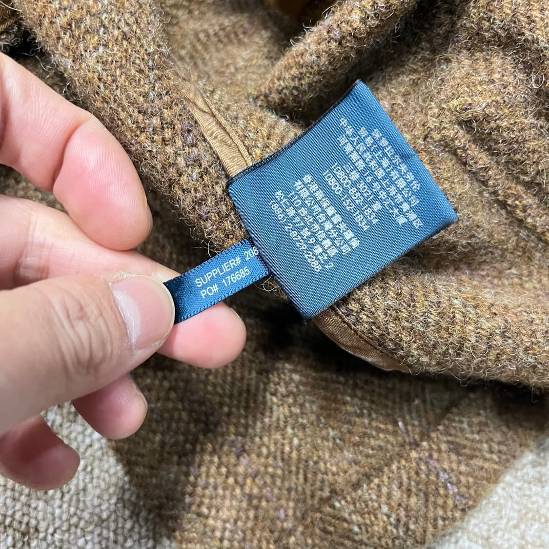 폴로 랄프로렌 헤링본 울자켓 상품이미지6