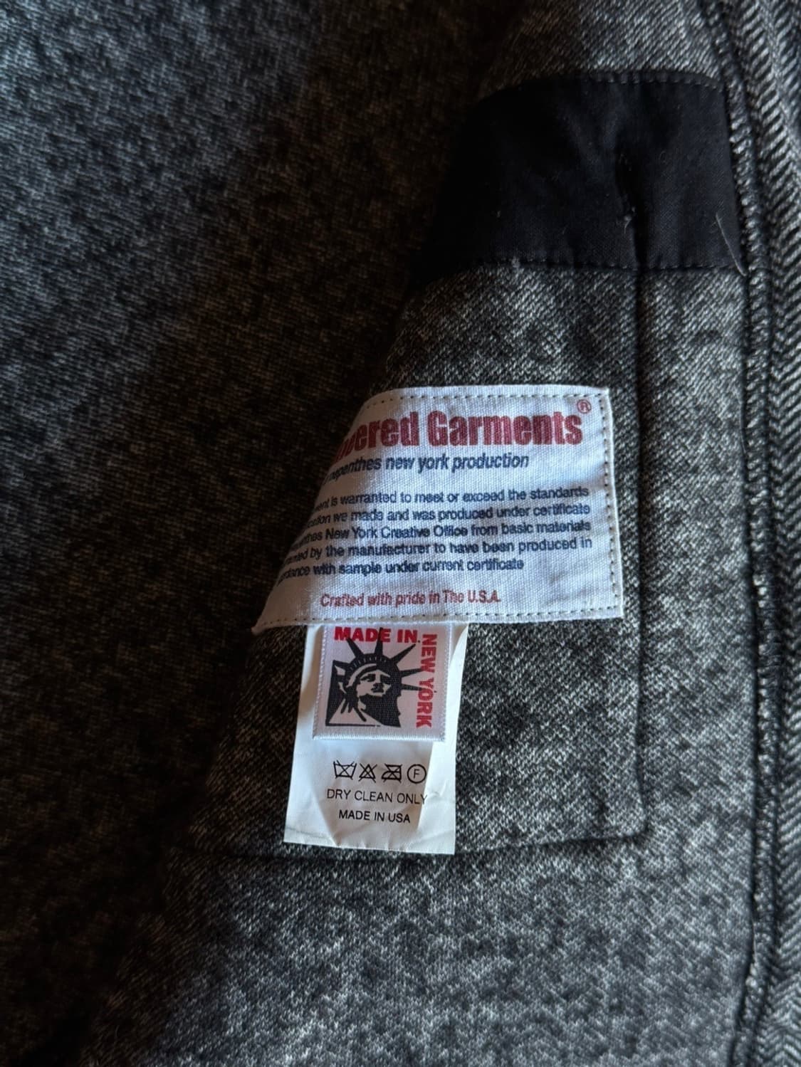 엔지니어드 가먼츠 트위드 코트 100 상품이미지5