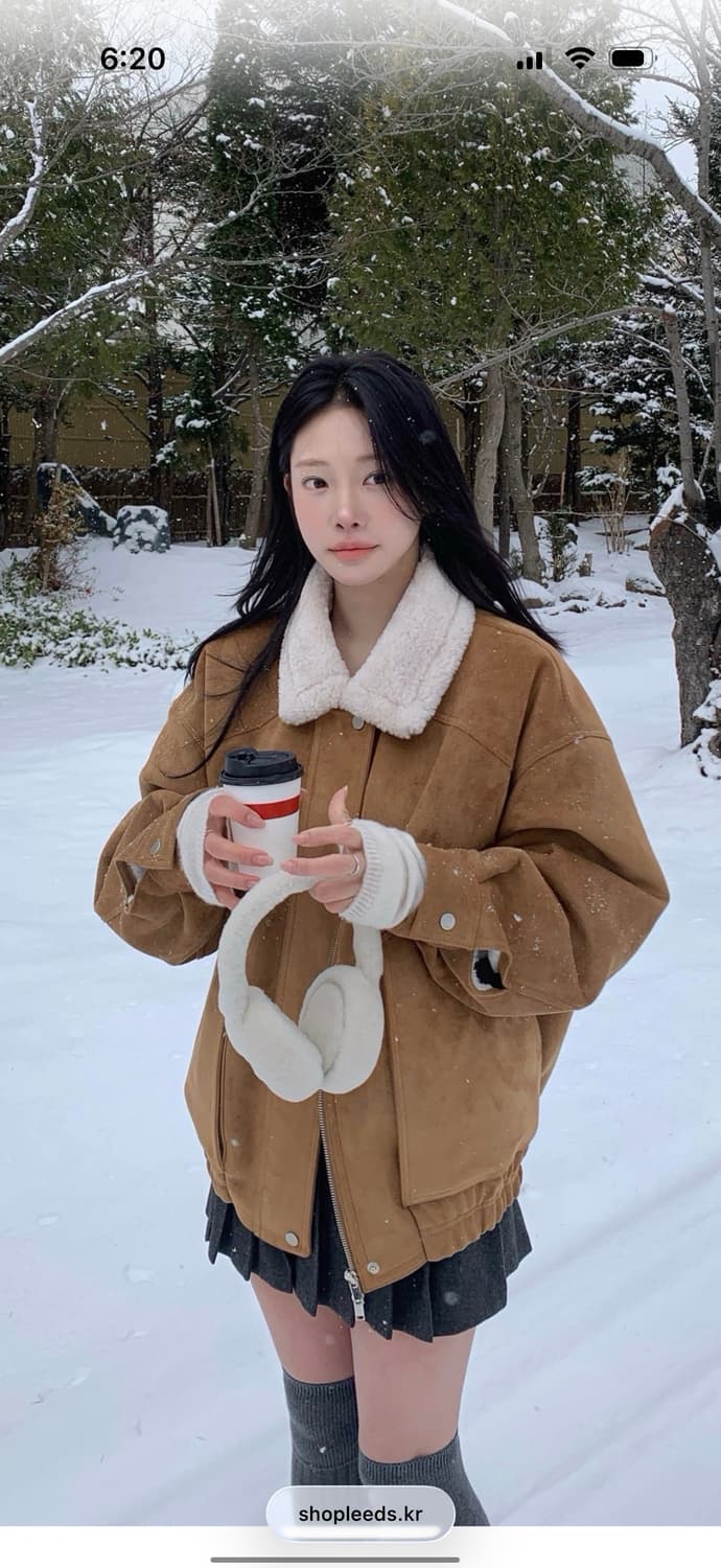 leeds 리즈 bunny shearing 무스탕 상품이미지1