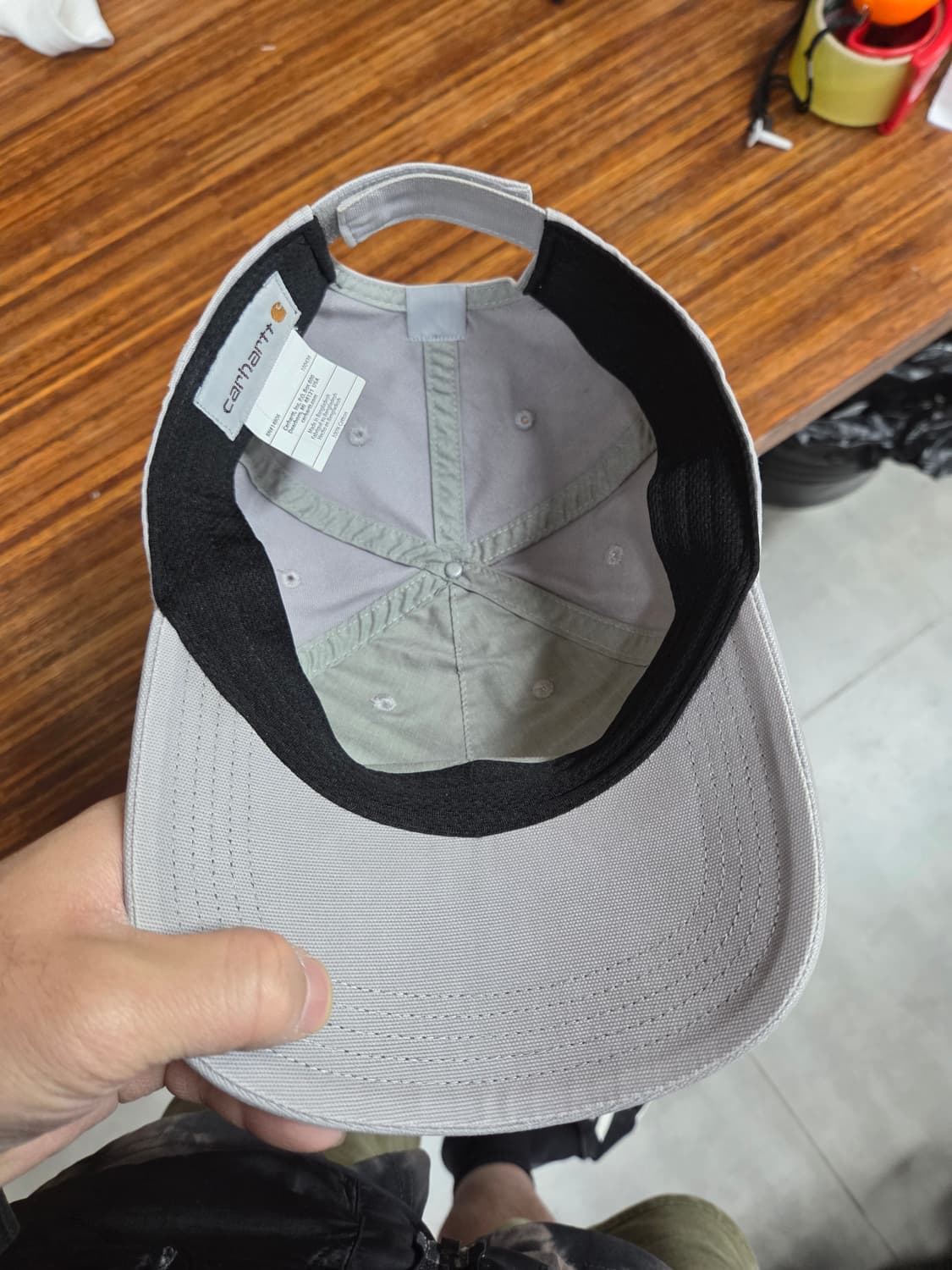 칼하트 레터링 로고 모자 프리  상품이미지4