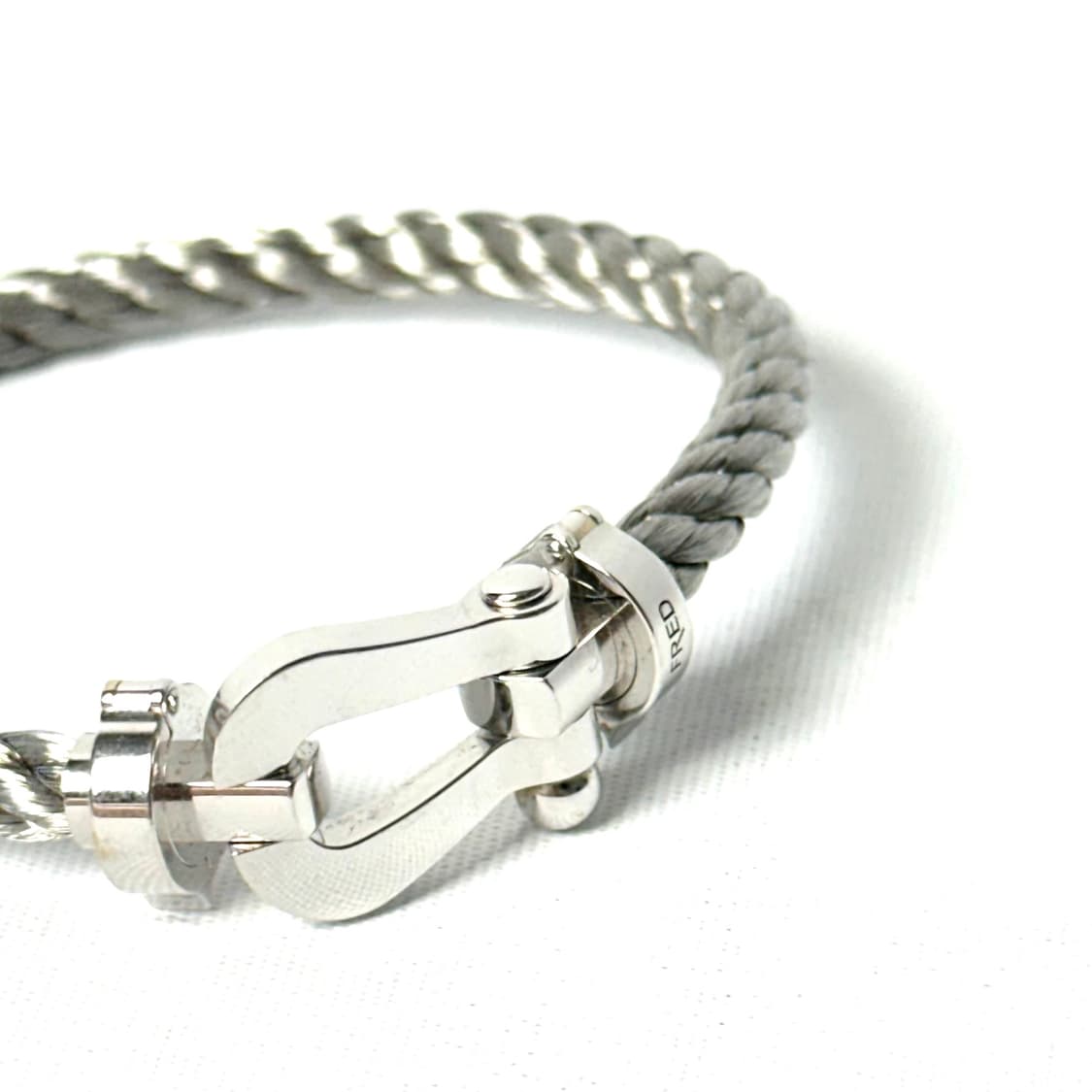 [S급/L] 프레드 포스텐 화이트골드 브레이슬릿 팔찌 라지 상품이미지4