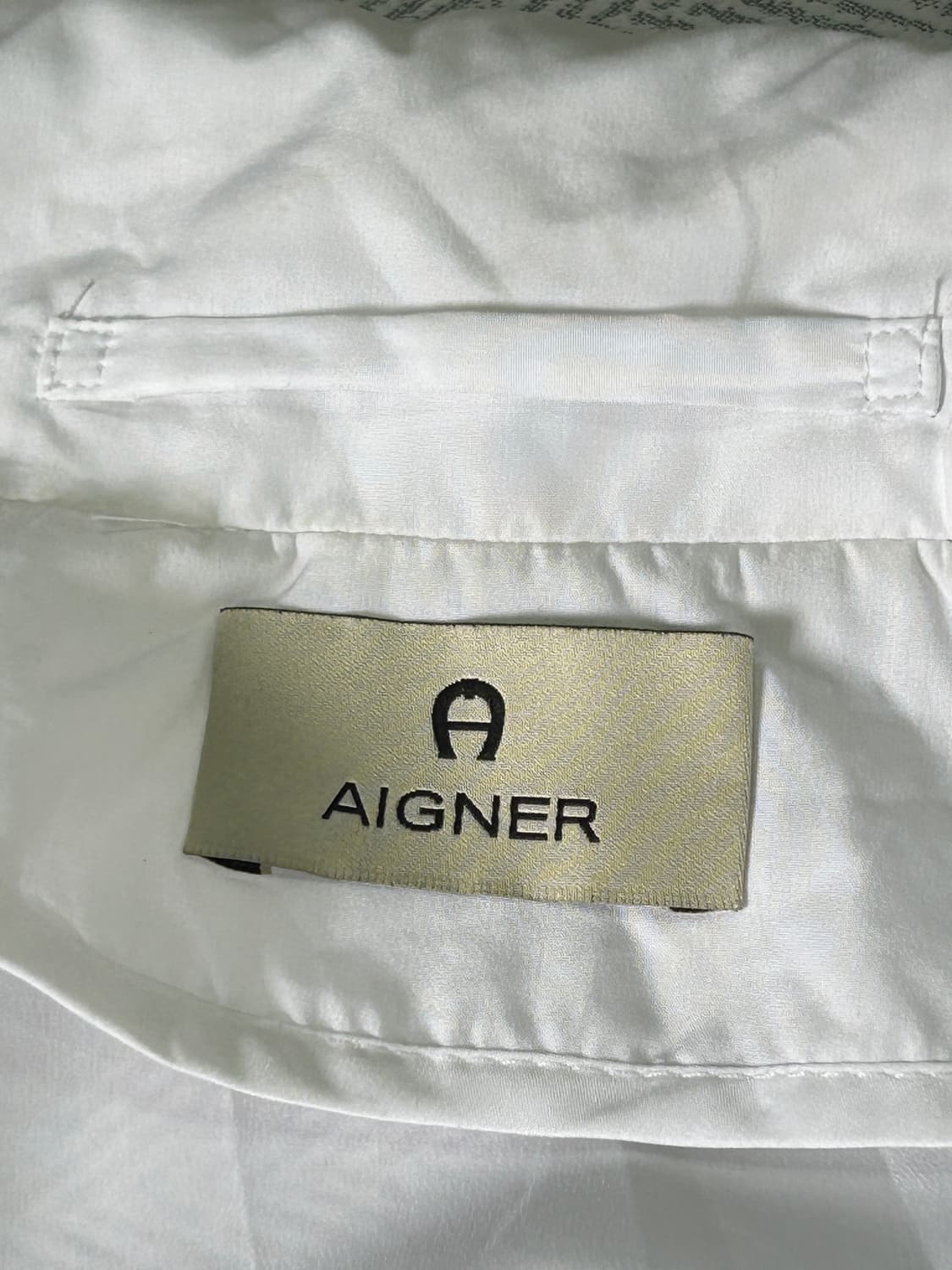 아이그너 Aigner 화이트 바람막이 벨티드 자켓  상품이미지6