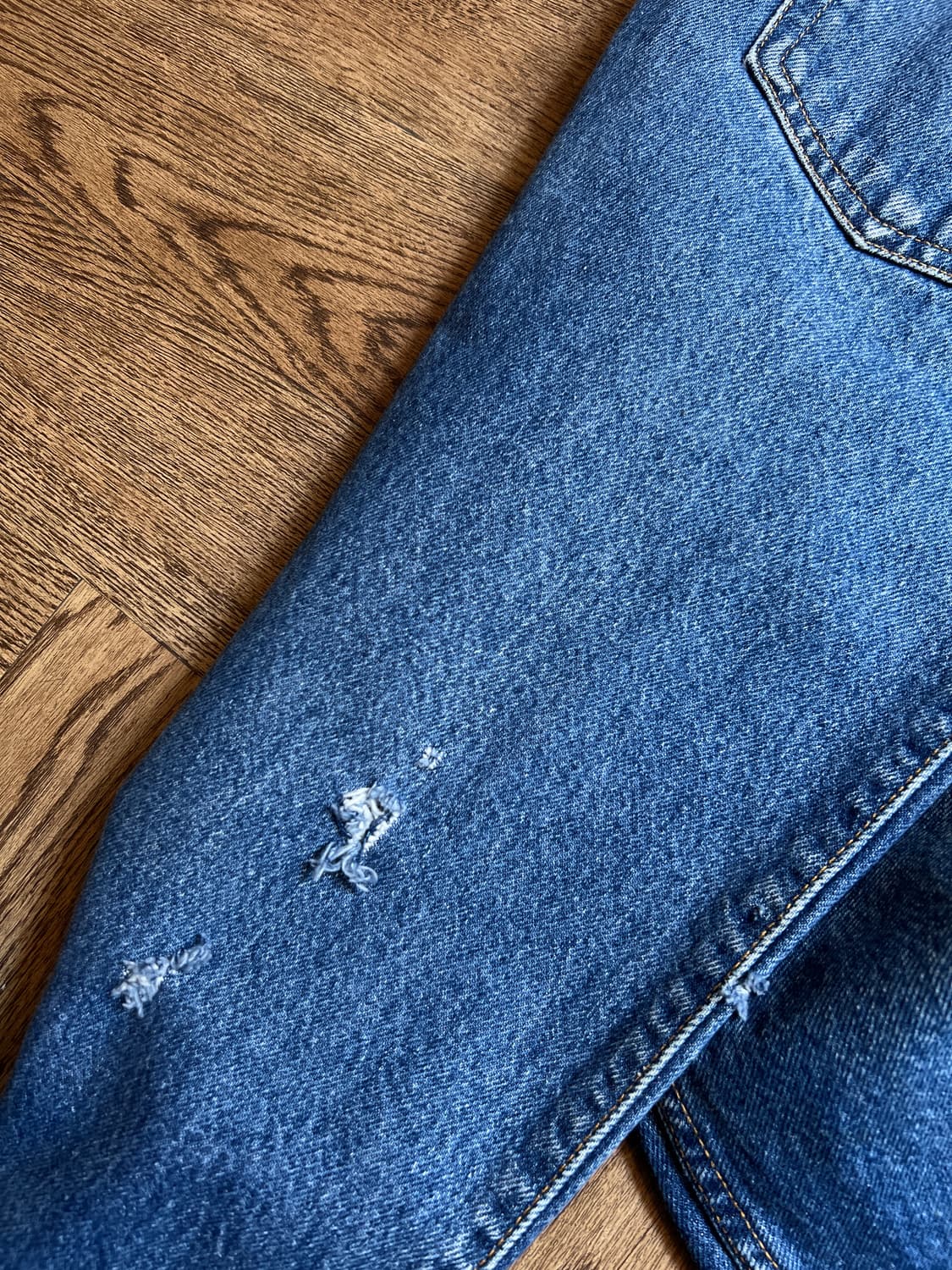 [36]90's 리바이스 USA 시그니처 540 배기핏 데미지드 데님팬츠 상품이미지6