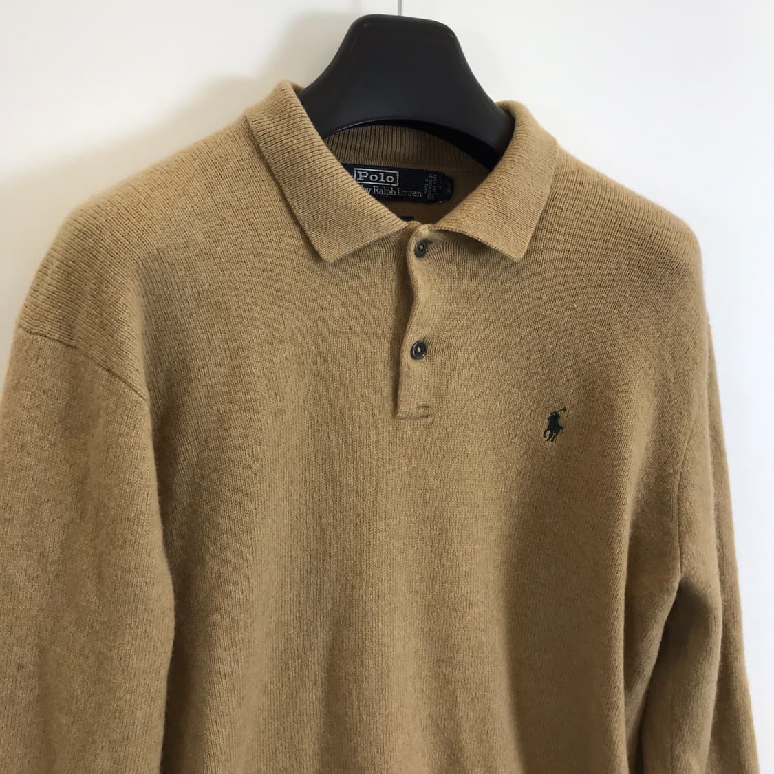 폴로 랄프로렌 램스울 100프로 카라넥니트 [L] 상품이미지2