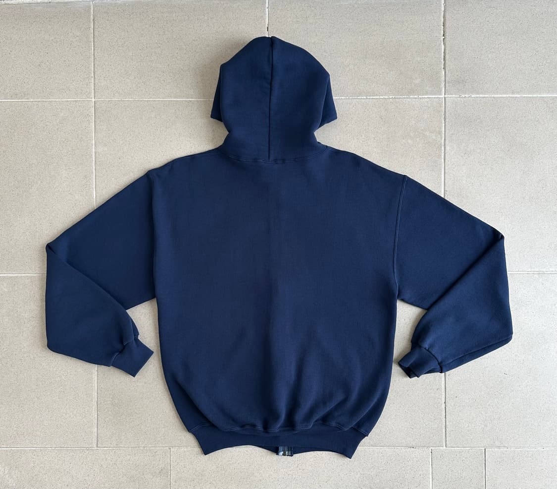 90s 빈티지 러셀 후드집업 네이비 M 상품이미지2