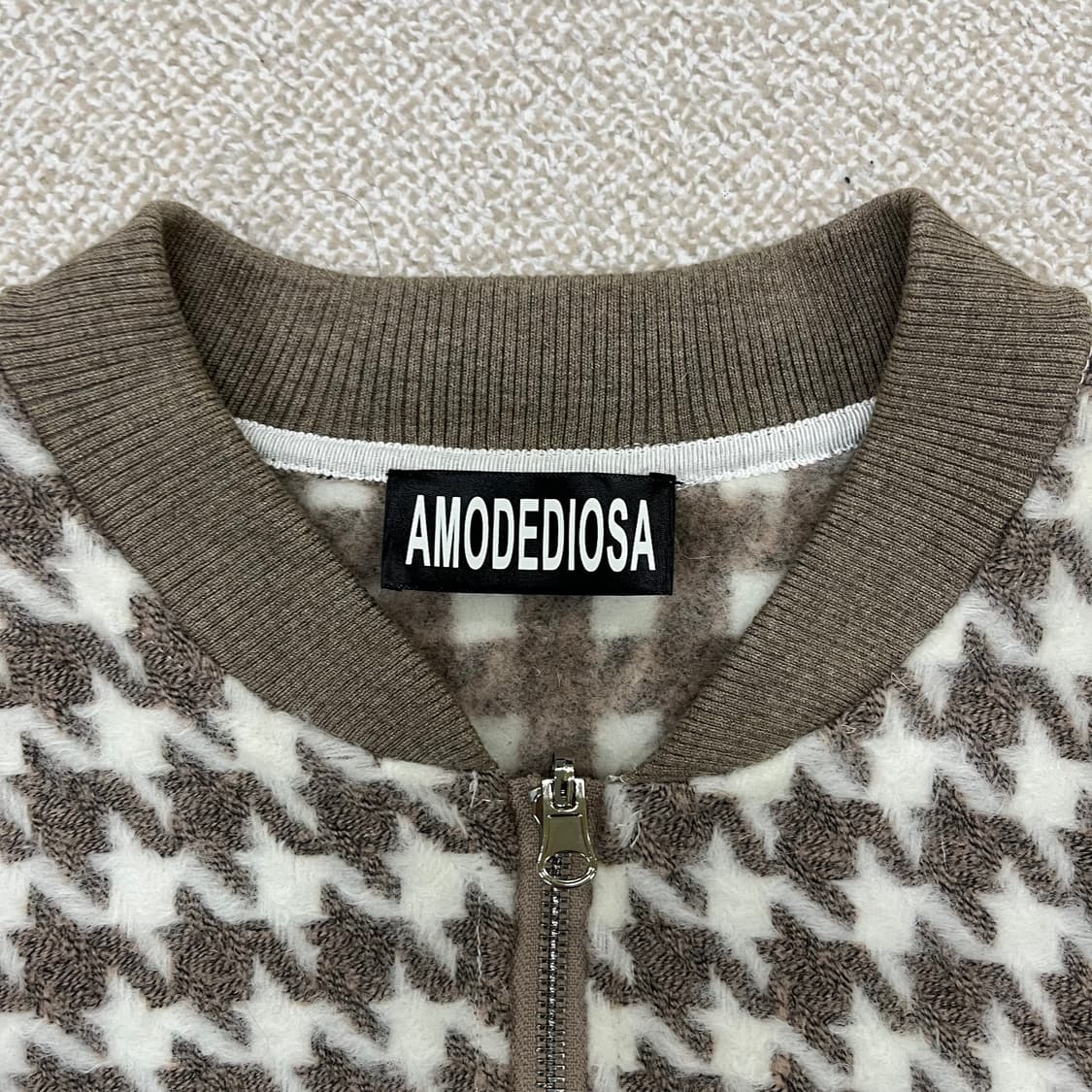 [F] AMODEDIOSA 아모데디오사 여성 크롭 니트 자켓 3979 상품이미지6