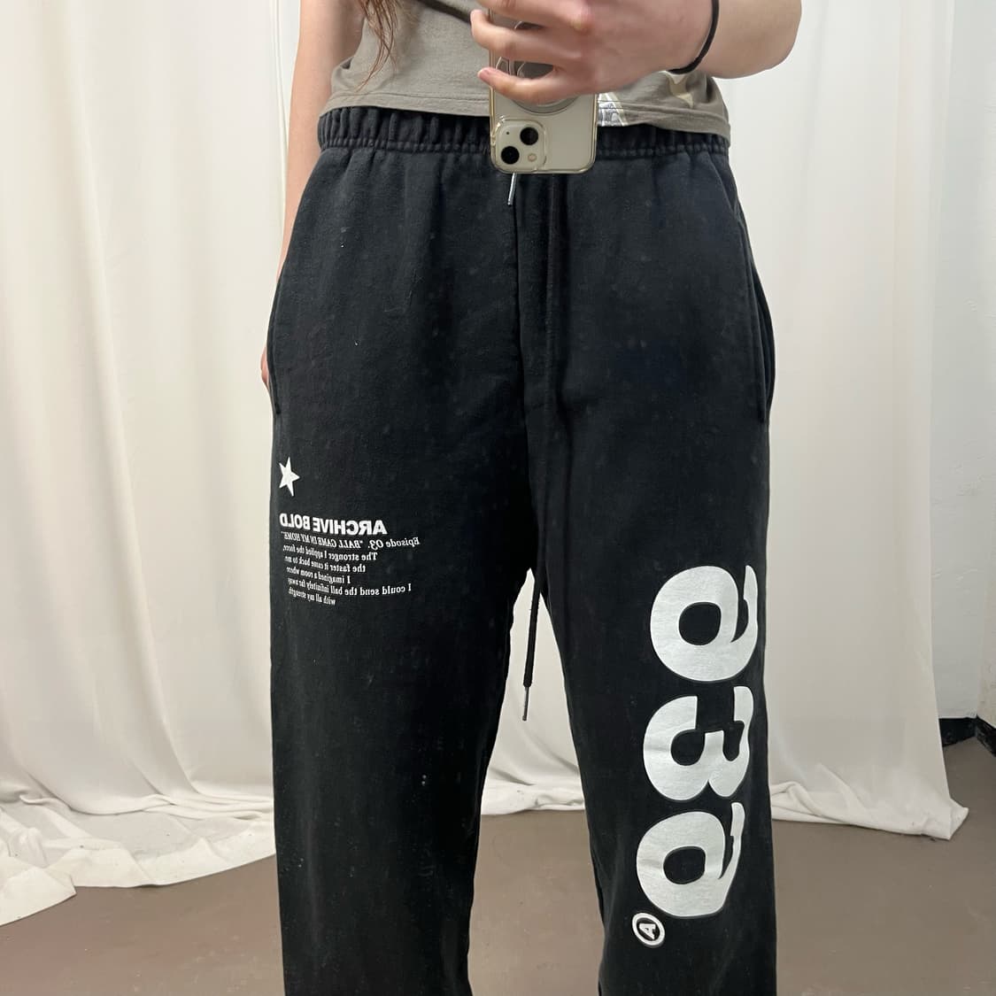 Archive Bold 939 Black Jogger Pants 상품이미지3