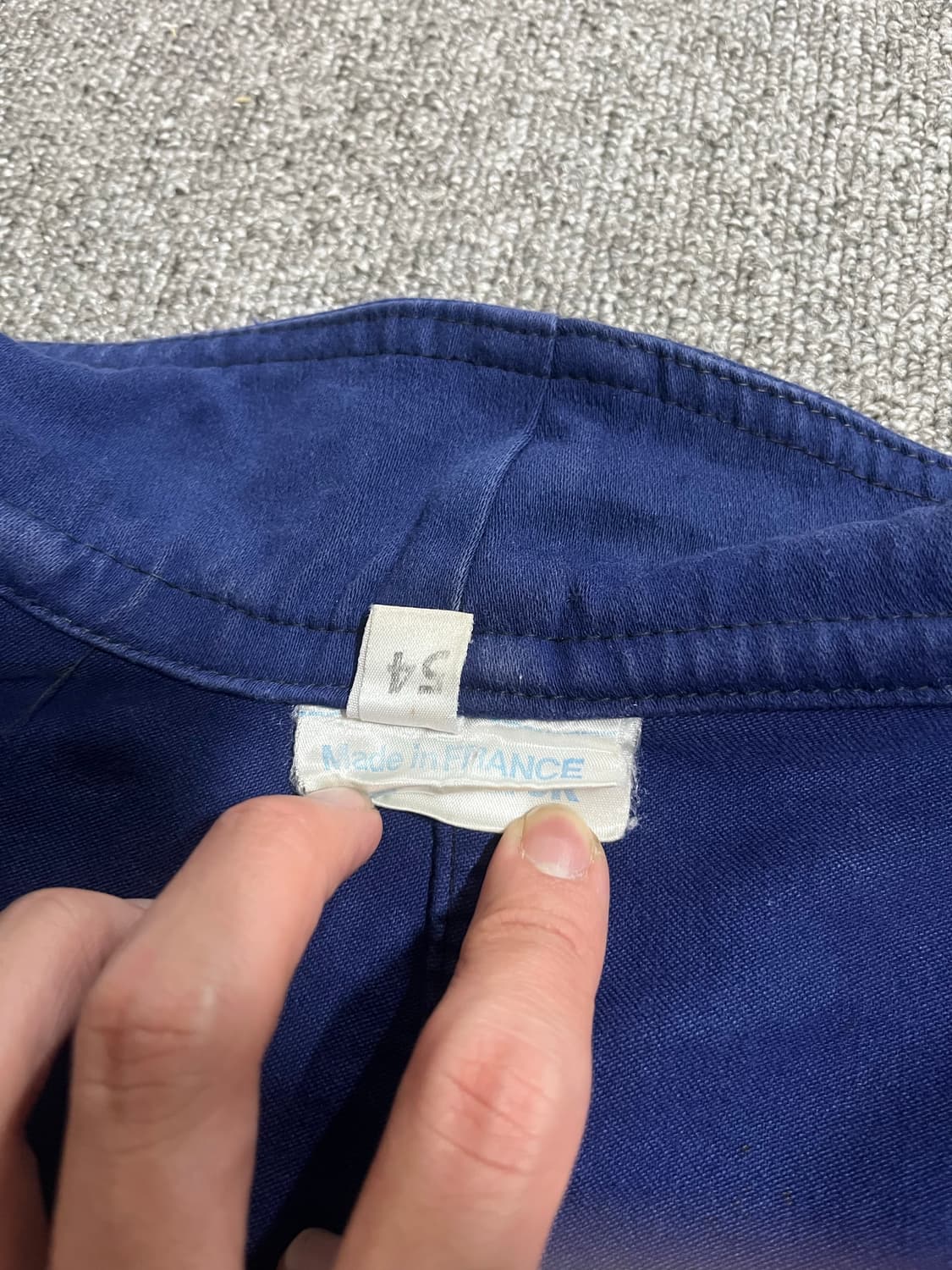 60s French mole skin jacket 상품이미지4