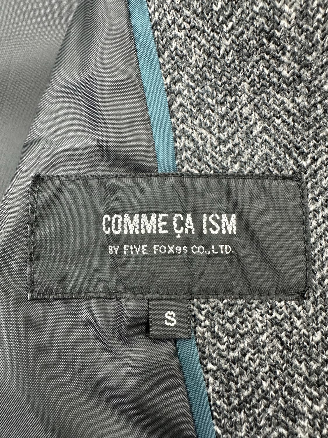 꼼사이즘 헤링본 더블 코트 상품이미지6