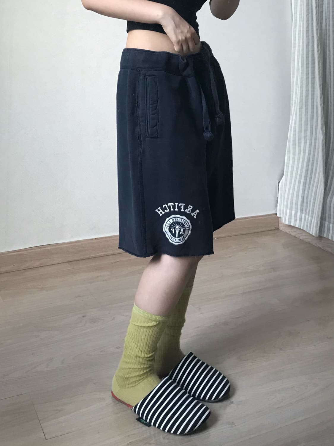 Abercrombie navy cotton bermuda pt 상품이미지2