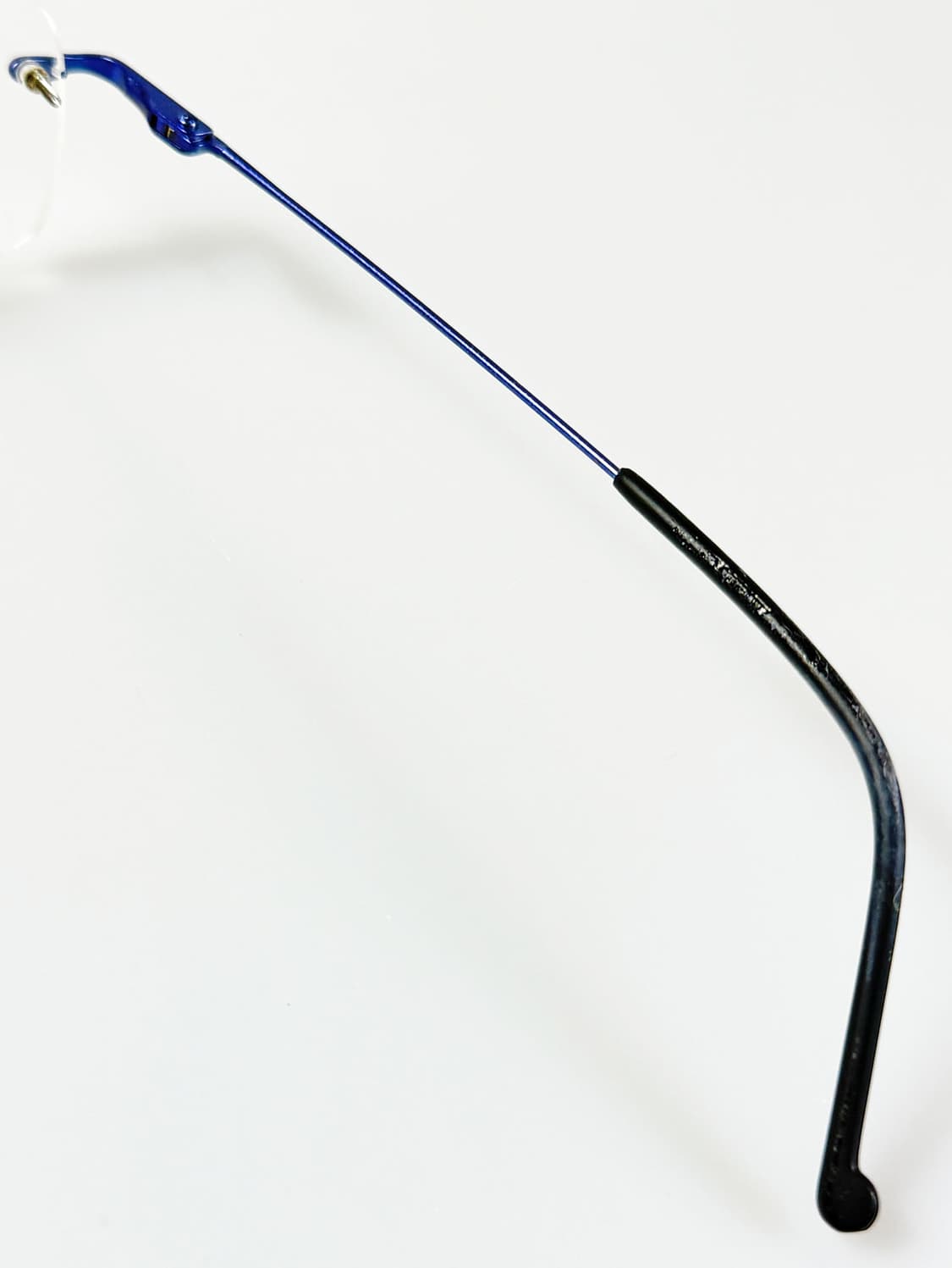 90s KIPLING 무테 스퀘어 블루 메탈 빈티지 안경 상품이미지6