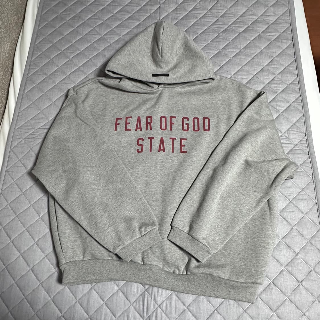 피오갓 후드티 그레이 L 상품이미지1