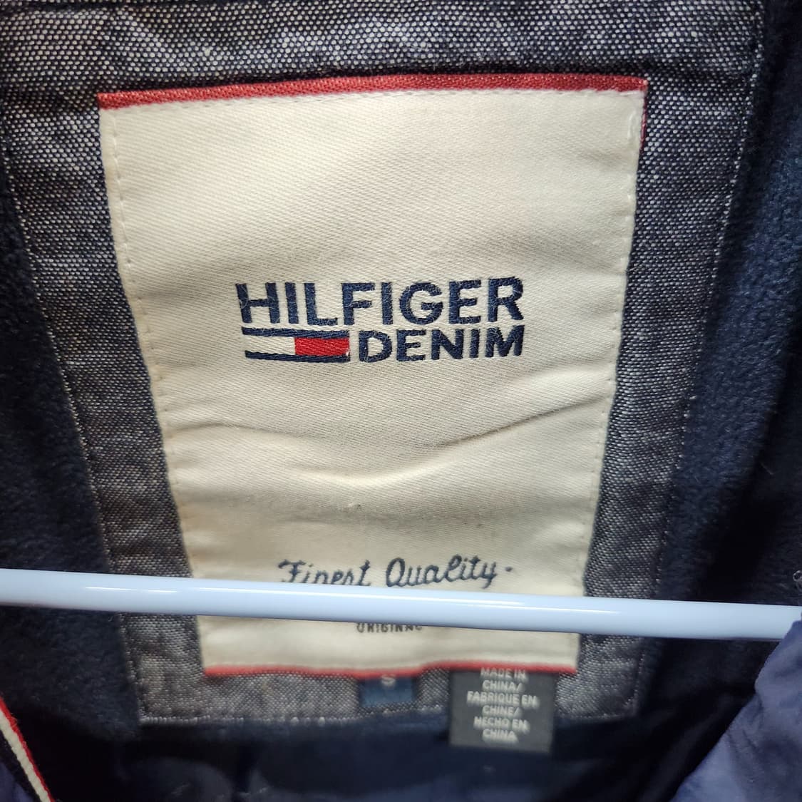 타미힐피거데님 로고 퀄팅 패딩자켓 S(S) 상품이미지5