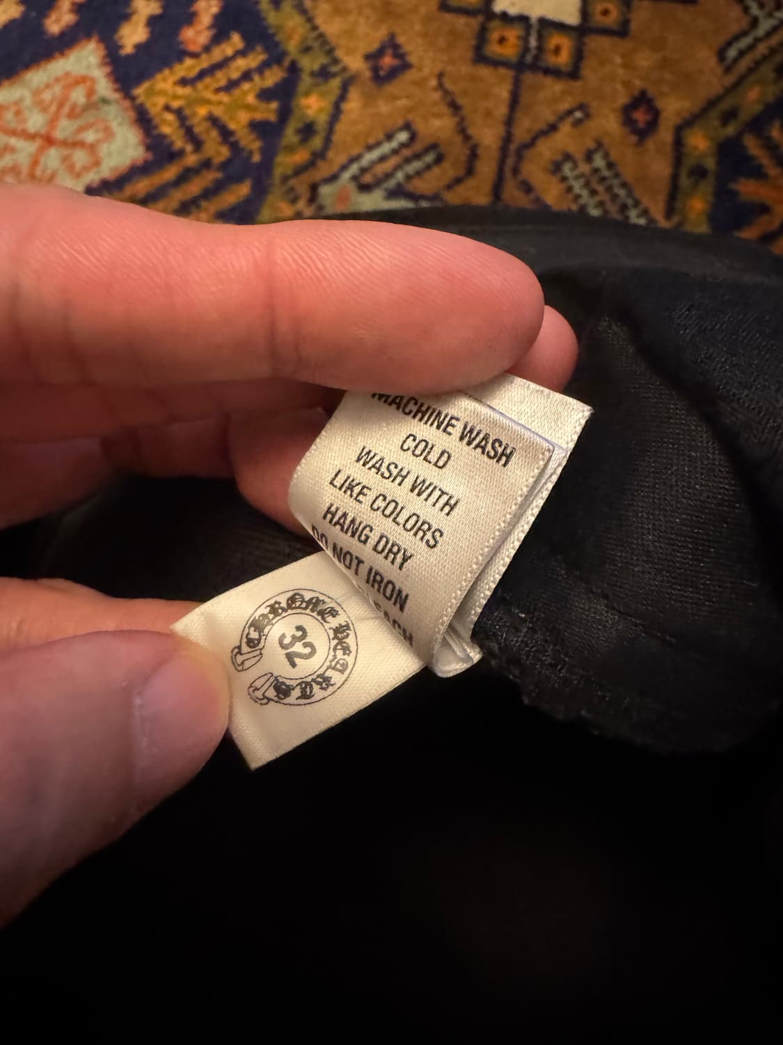 크롬하츠 데님 블랙진 상품이미지8