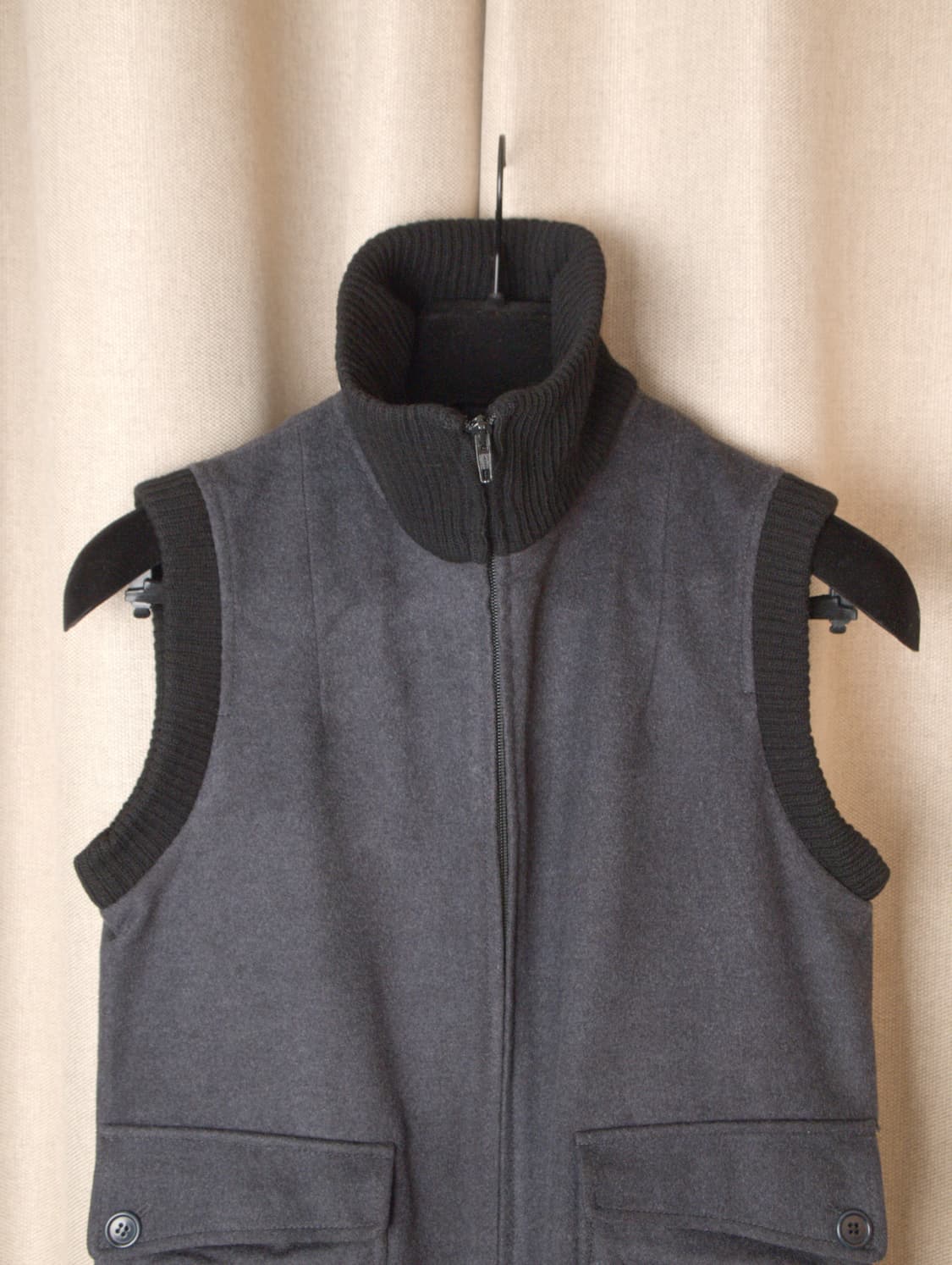 LOOK Silk Wool Zip-up Vest 상품이미지4