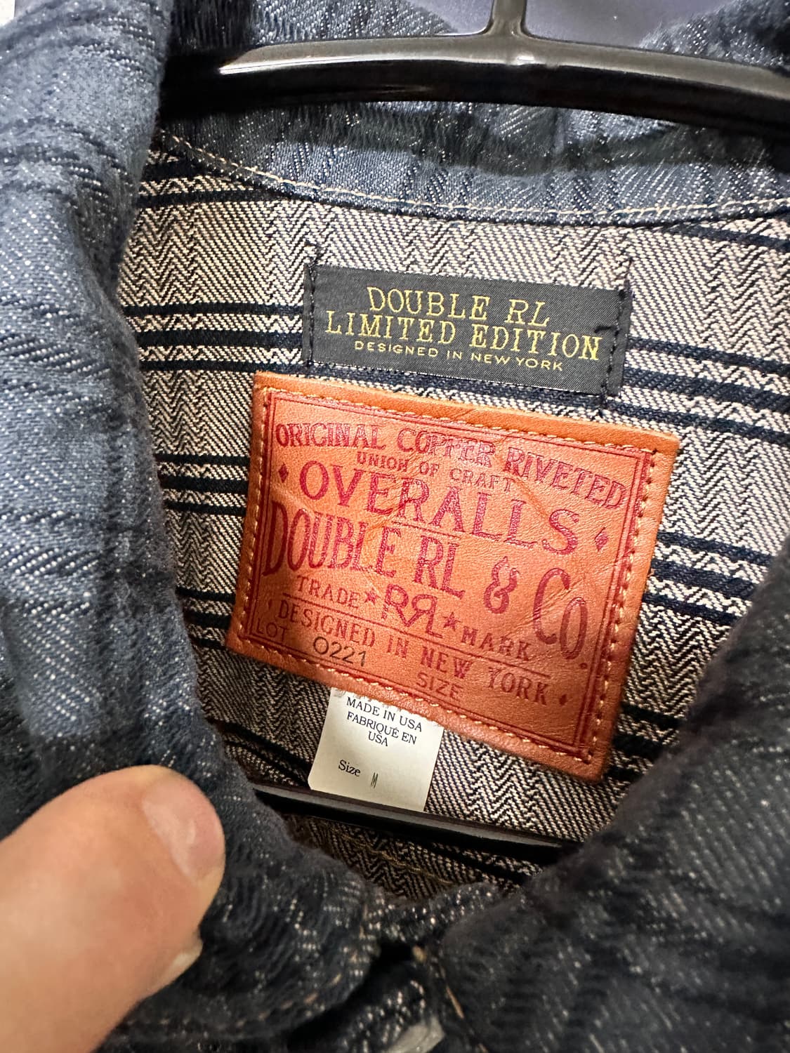 RRL 리미티드 자카드 데님 자켓 M 상품이미지4