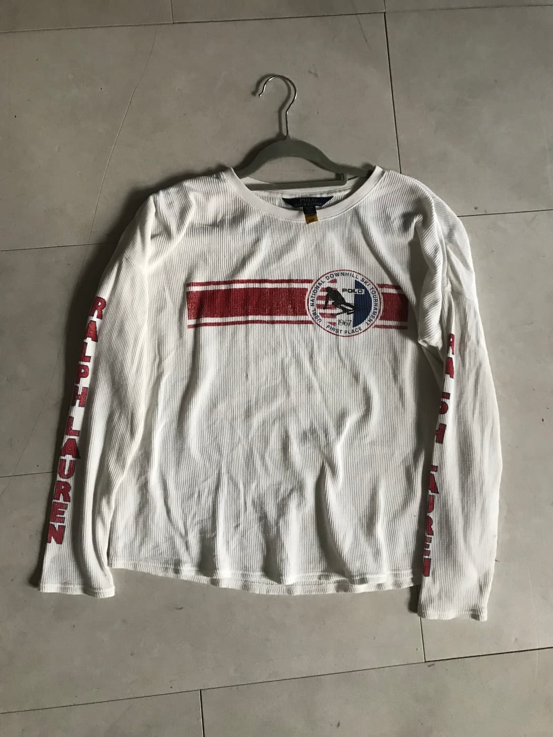 폴로 화이트 와플 롱슬리브 상품이미지7