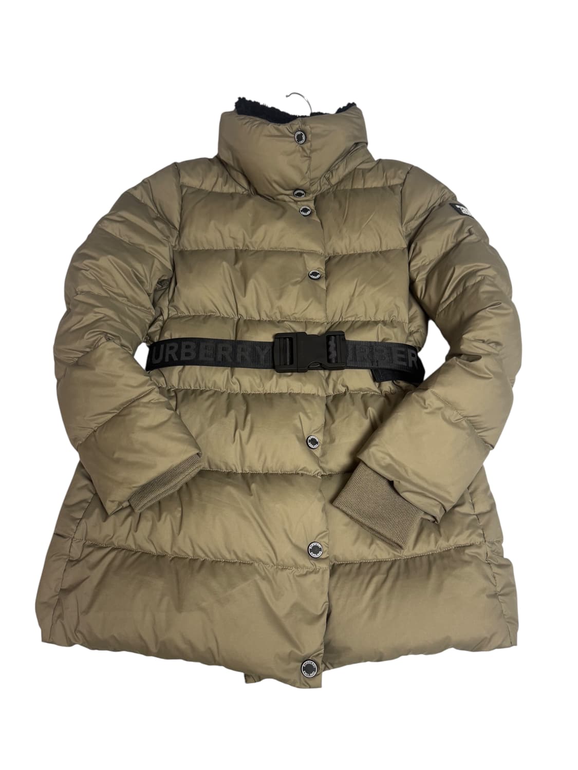 Burberry 카키 패딩 S – 여성스러운 벨트 디테일 상품이미지1