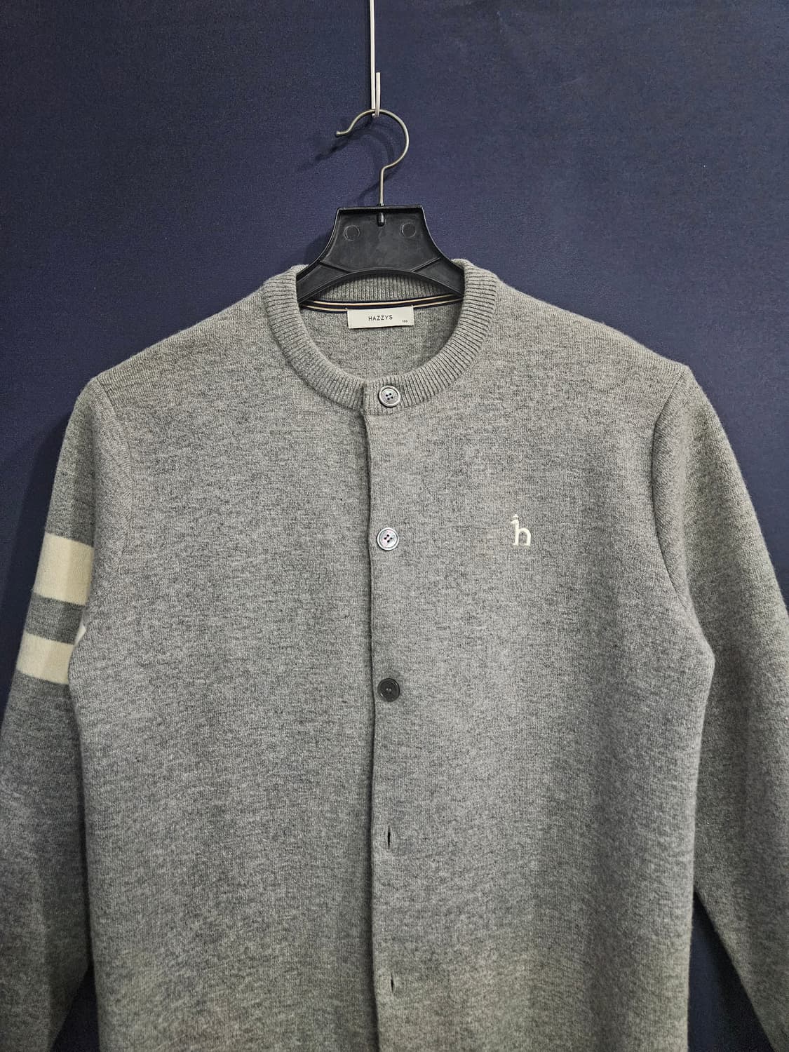 헤지스 그레이 남성 100 가디건  상품이미지7