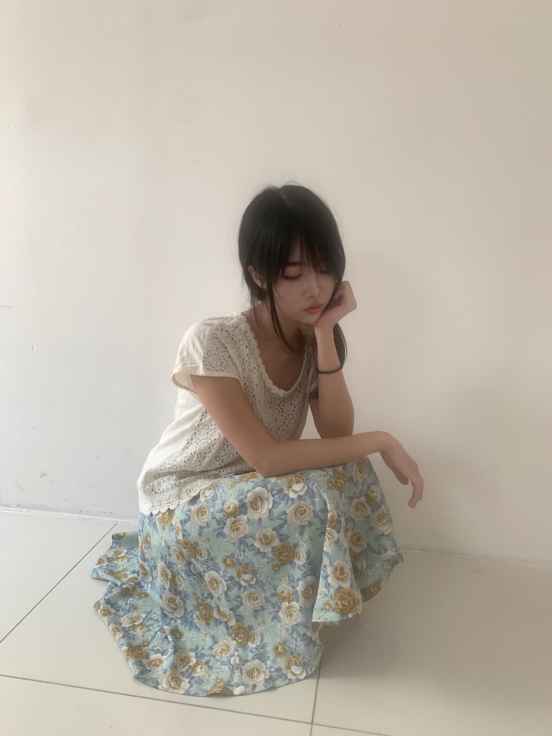 Lace punching knit 상품이미지7