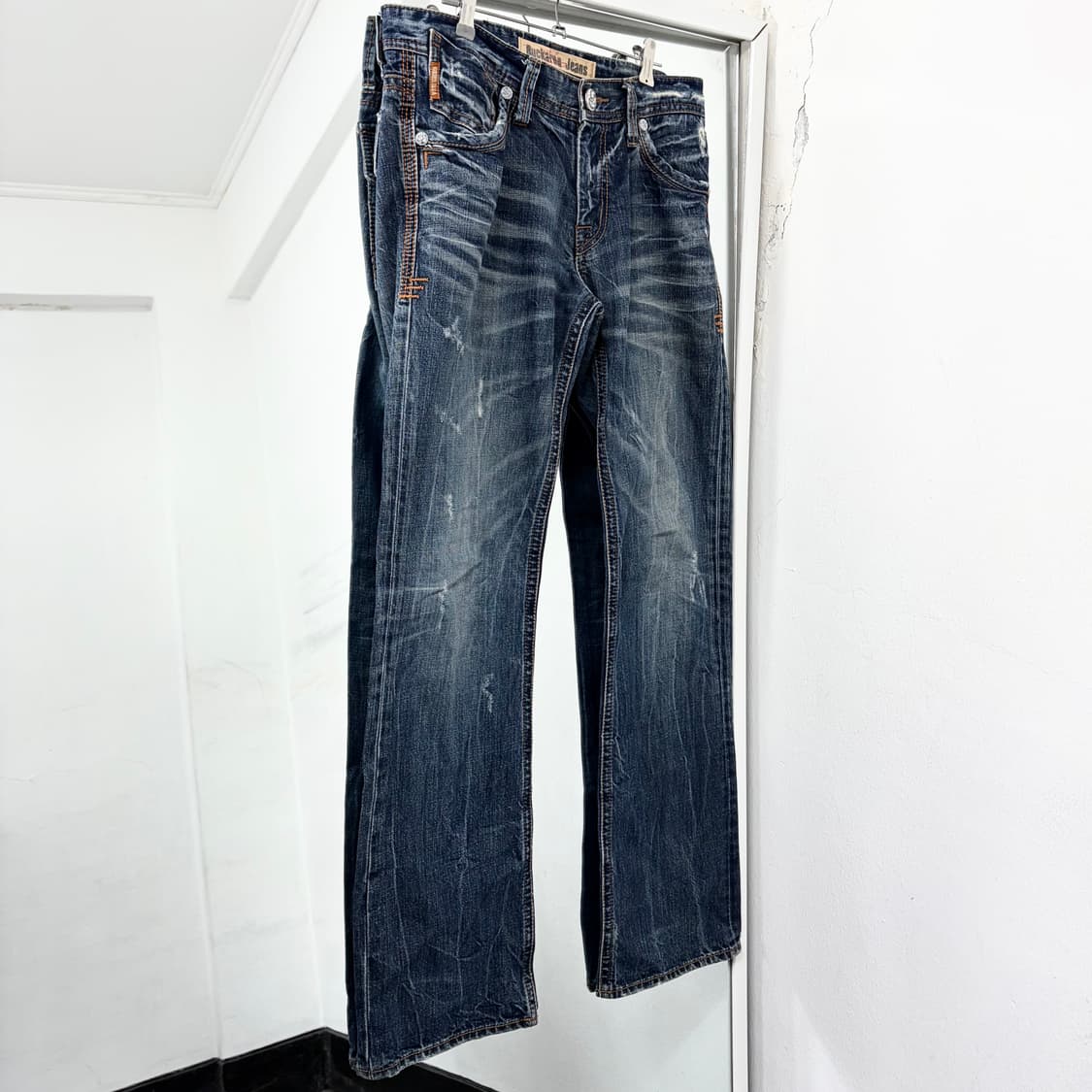 버커루 크롬 플레어 데님 팬츠 상품이미지6