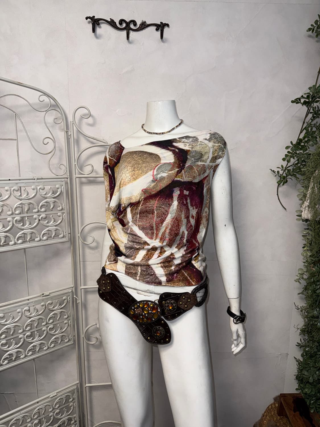 Vivienne Westwood printed draping 슬리브리스 상품이미지7