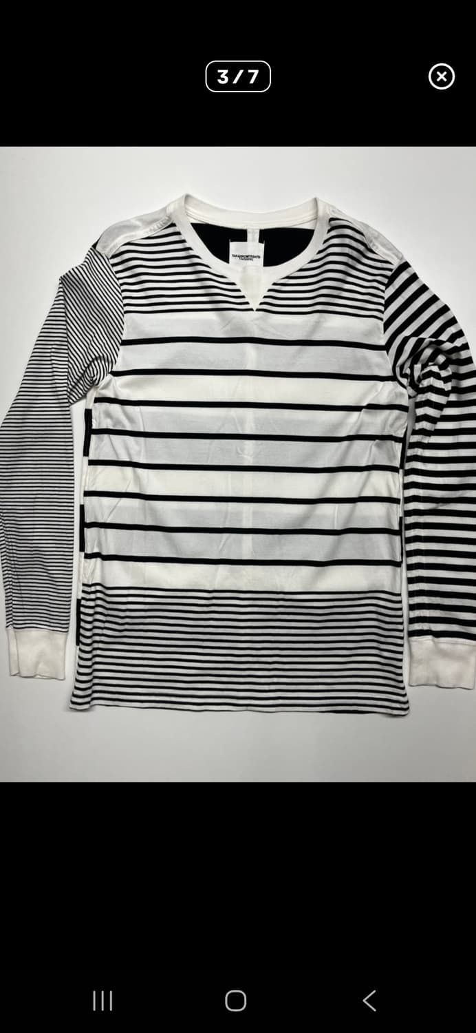 타카히로미야시타 더솔로이스트 21ss 멀티 스트라이프 티 상품이미지3