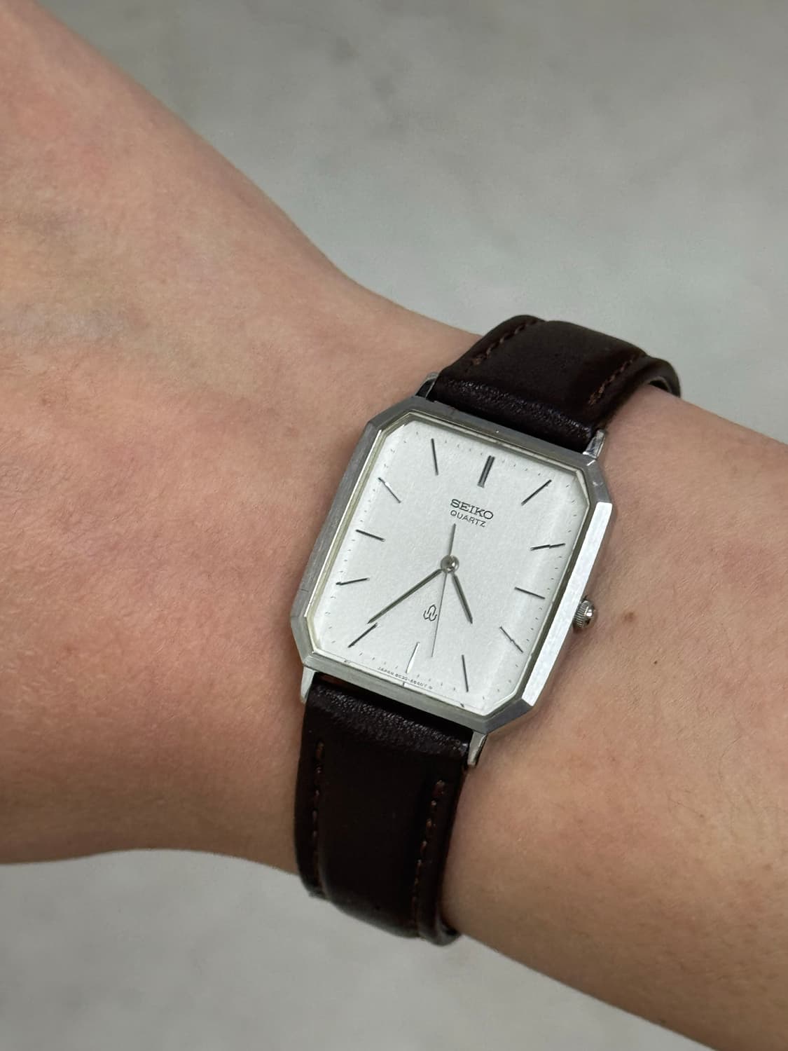80s 빈티지 세이코 탱크 쿼츠 상품이미지10