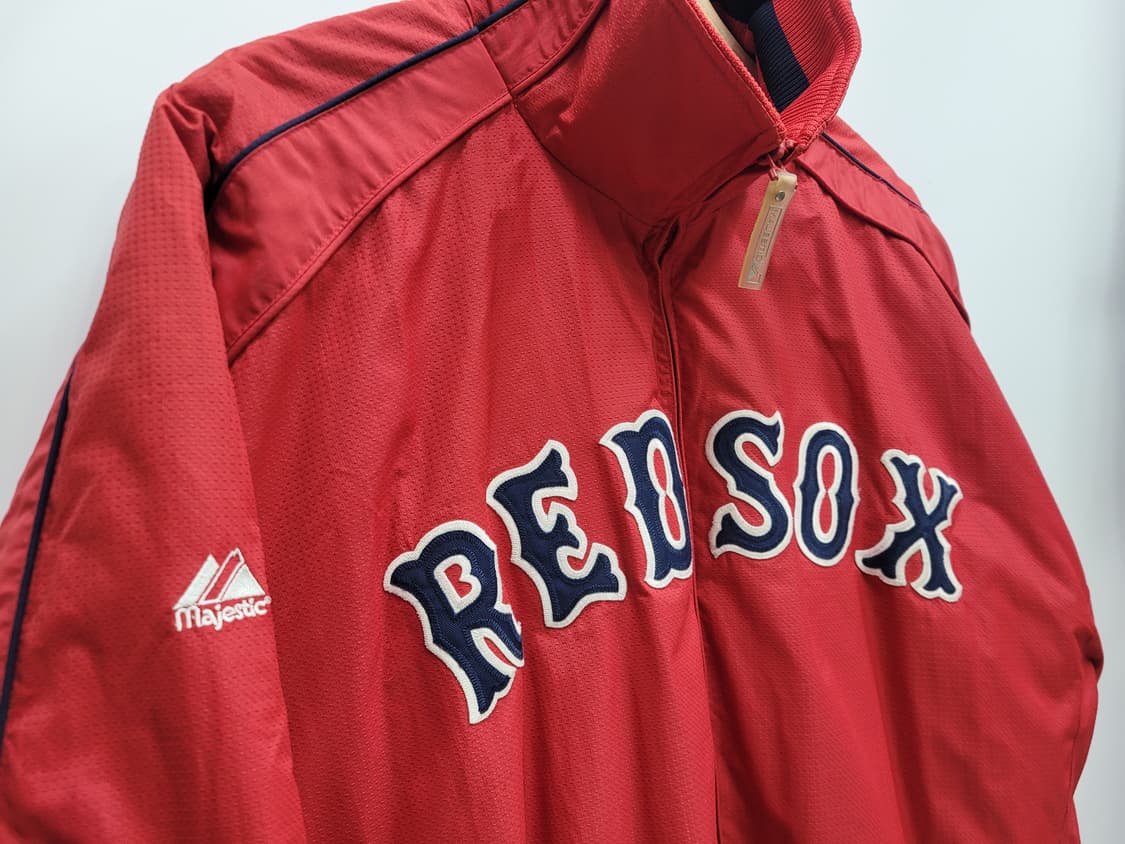 마제스틱 MLB 보스턴 레드삭스 덕아웃 선수용 자켓  상품이미지4