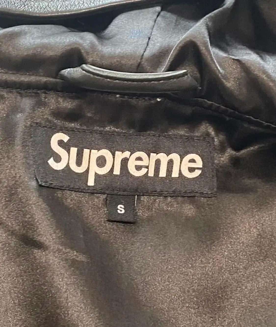 슈프림 플레이보이 레더자켓 S 상품이미지4