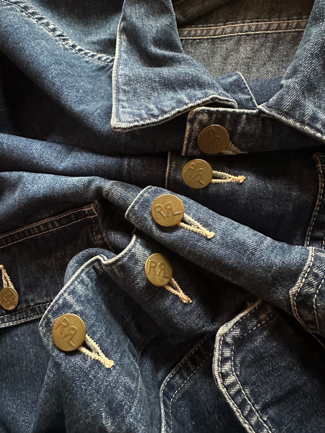 90s USA 빈티지 더블알엘 RRL 엔지니어 데님 자켓 상품이미지6