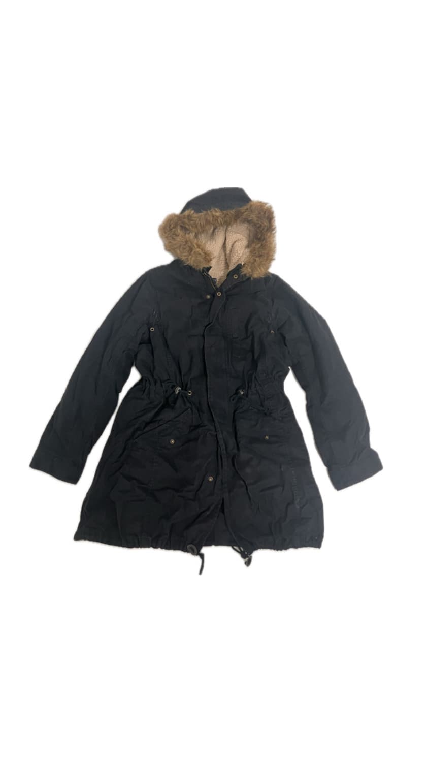 블랙 야상 아우터 상품이미지1