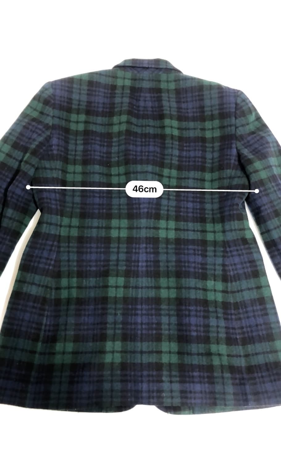 랄프로렌 타탄체크 울 캐시미어 블레이저 자켓 M 상품이미지10