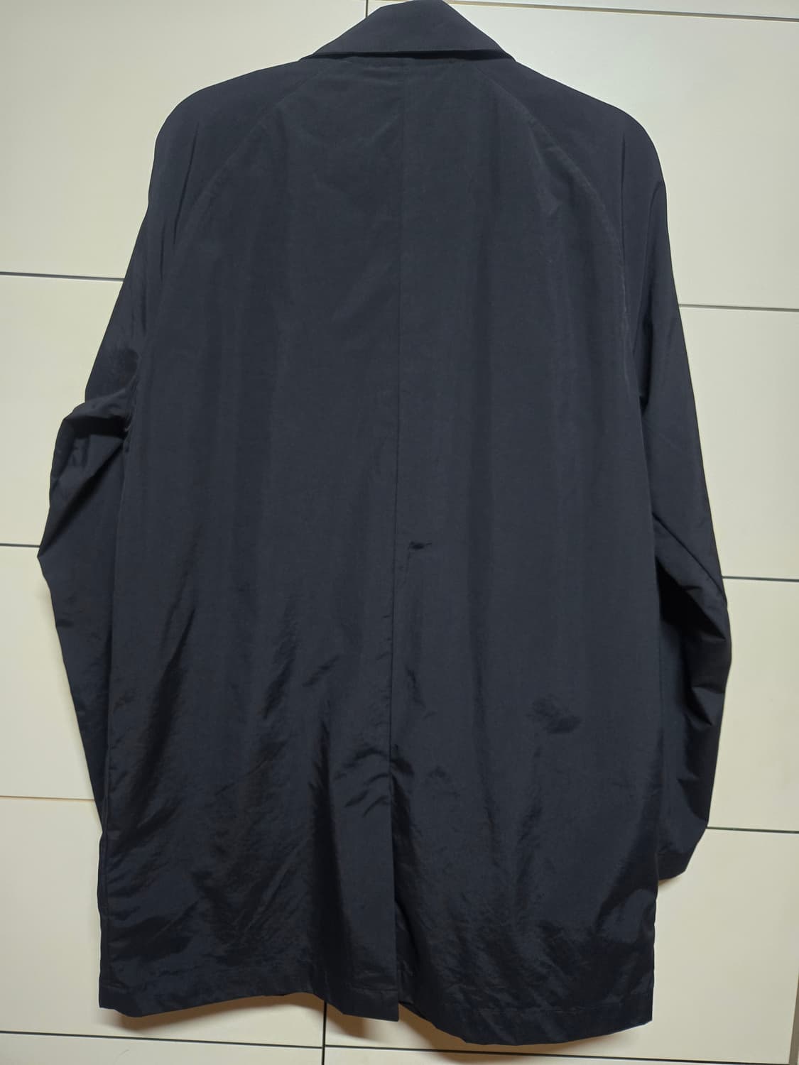 라코스테 남성 블랙 나일론 코트 상품이미지5