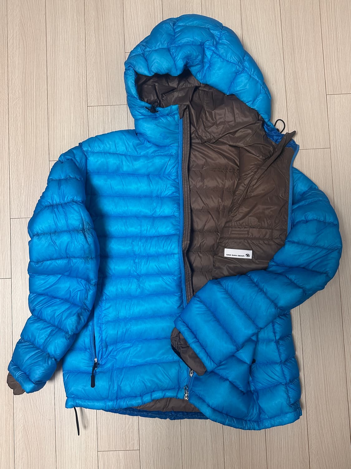 Suffix Puffer Jacket Blue-22FW 산산기어 경량 상품이미지3