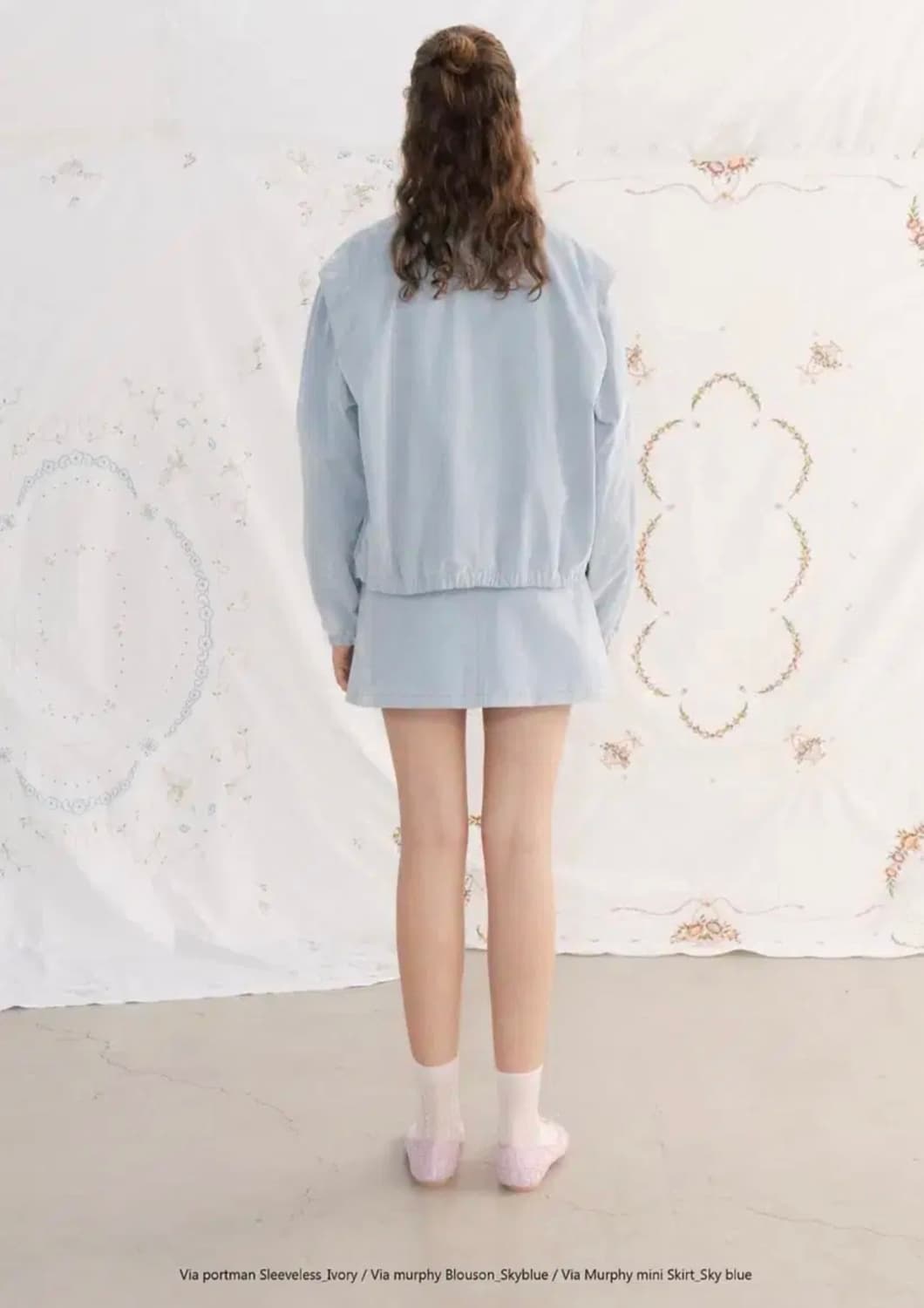 비아플레인 머피 블루종 자켓 단시간 1회착용 스몰 상품이미지2