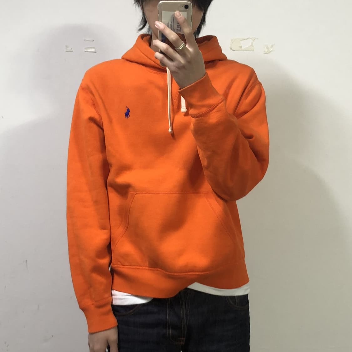 폴로랄프로렌 오렌지 플리스 후디  상품이미지3
