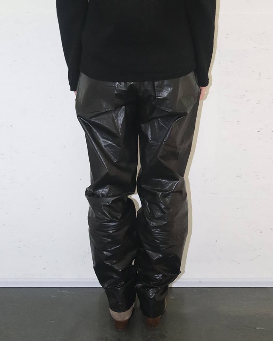 이자벨 마랑 패널드 코팅 스트레이트 레그 팬츠 상품이미지3