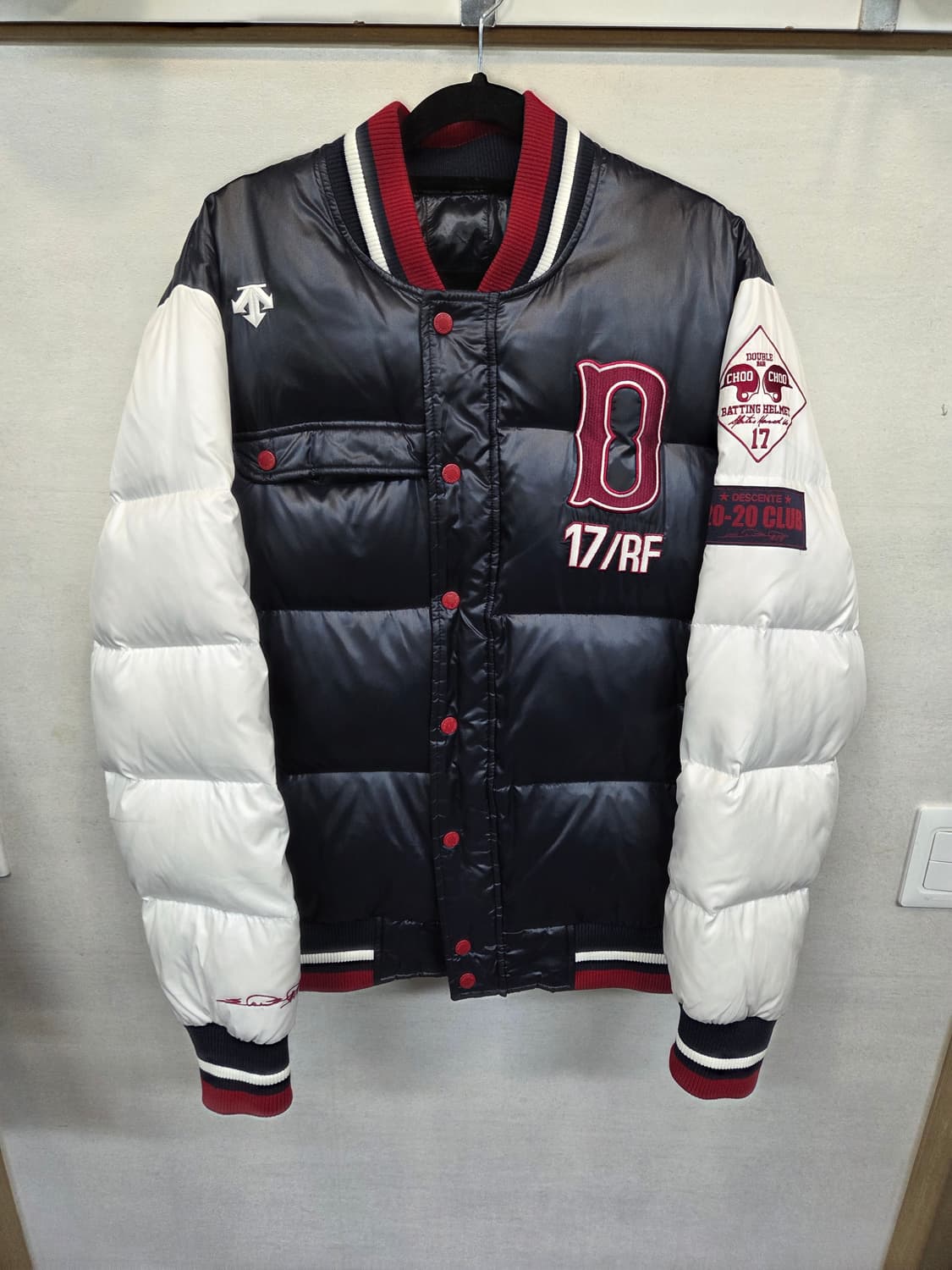 데상트 추신수 스타디움 덕다운 패딩 xl 상품이미지1