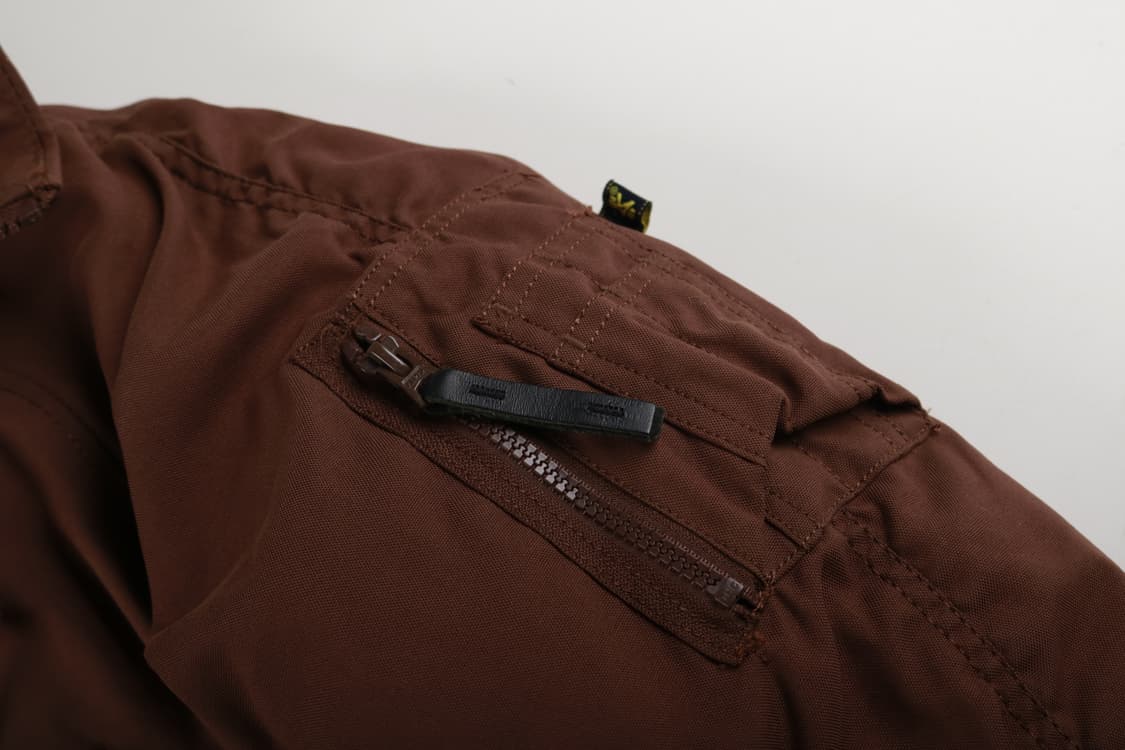 [S] 알파인더스트리 브라운 코튼 N-3B 플라이트 자켓 상품이미지3