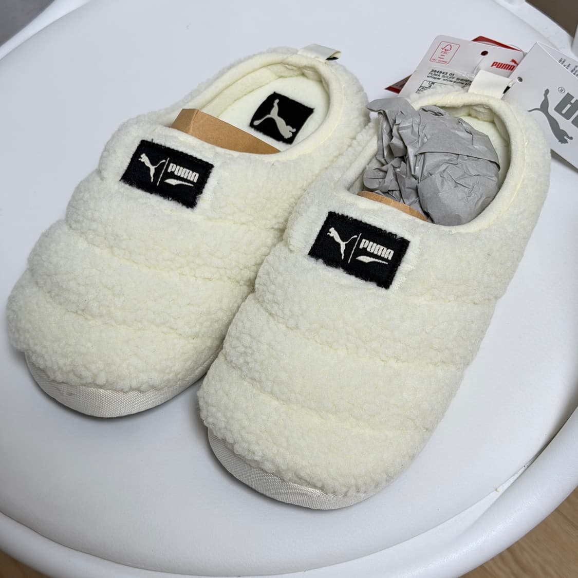 푸마 겨울 슬리퍼 새상품 230 상품이미지3