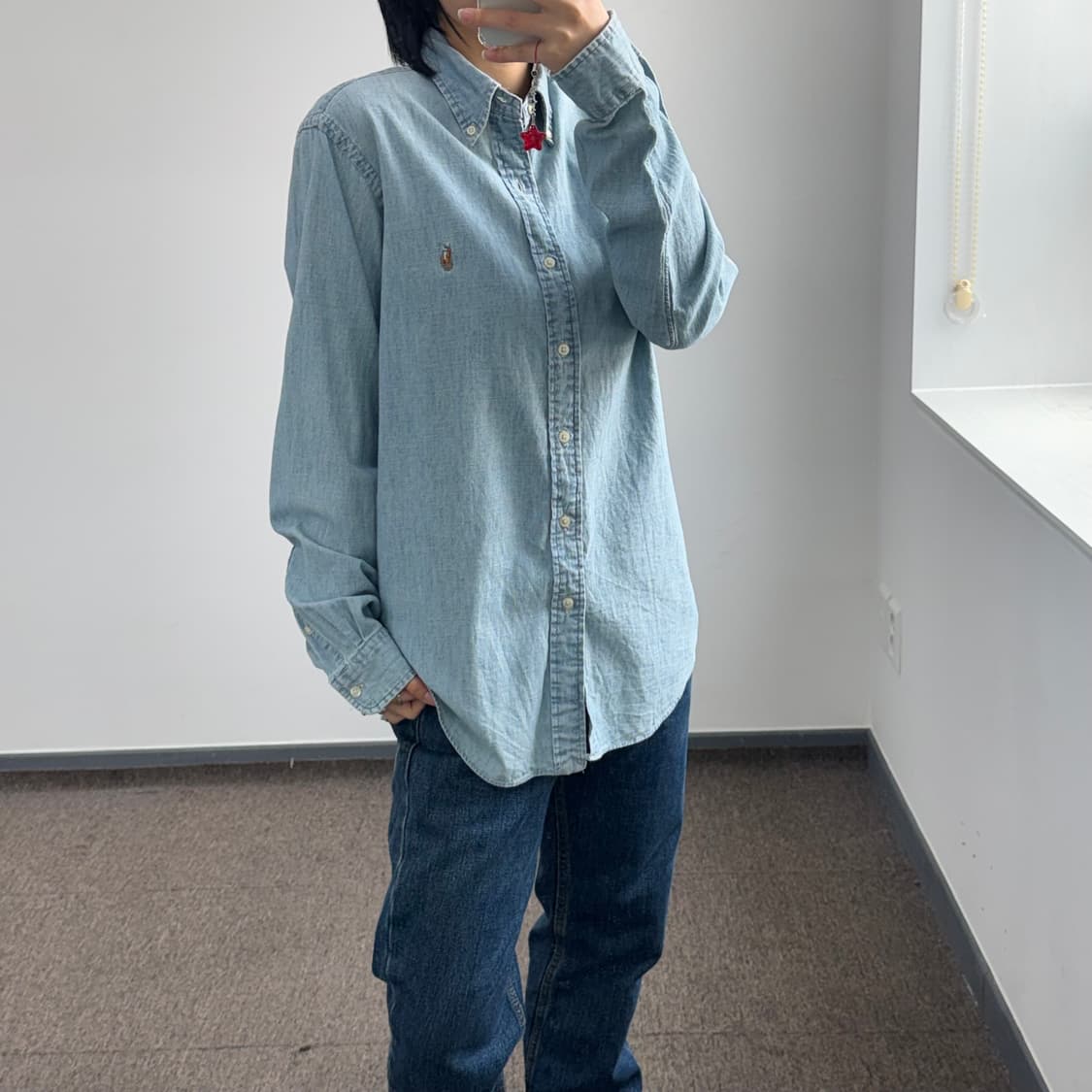 Polo 폴로 멀티 포니 데님 셔츠 상품이미지1